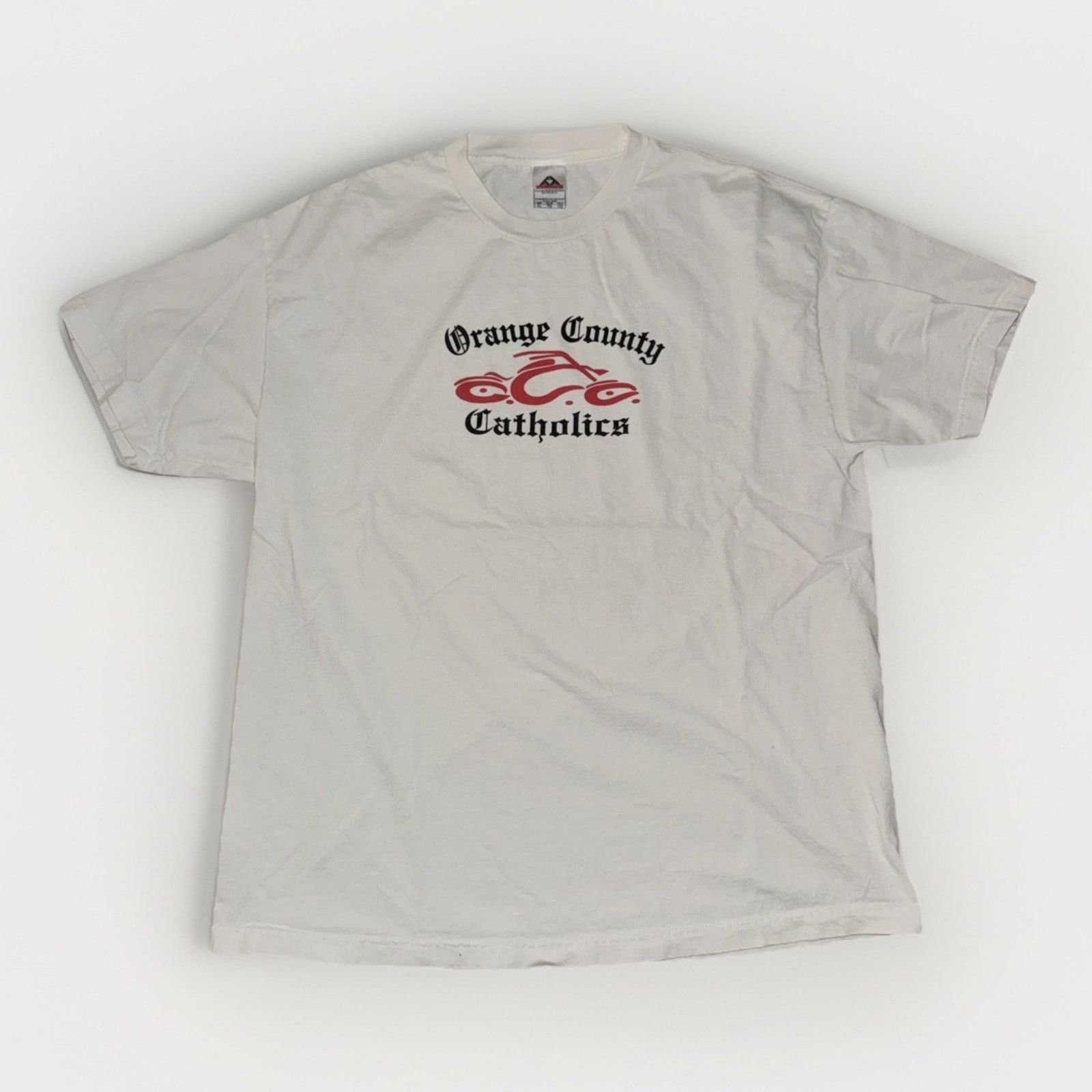 Harley Davidson × Vintage × West Coast Choppers Vintage Y2K Orange Country Choppers Parody T-Shirt XL 22x29 Size US XL / EU 56 / 4 - 1 Thumbnail