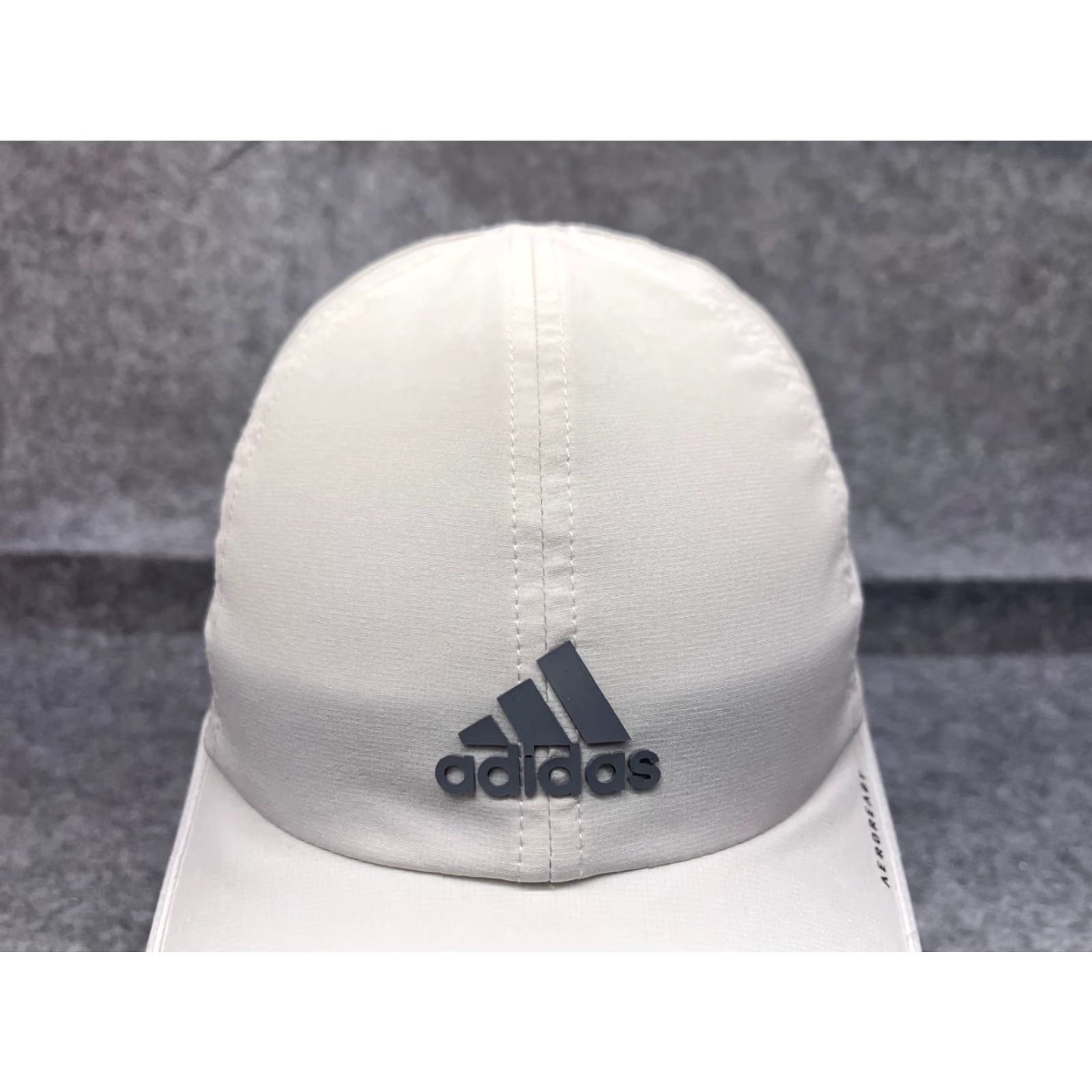 Adidas Adidas Hat Cap Strap Back Adult One Size White Polyester Run Gym Outdoor Baseball Cap Mens Size ONE SIZE - 2 Thumbnail