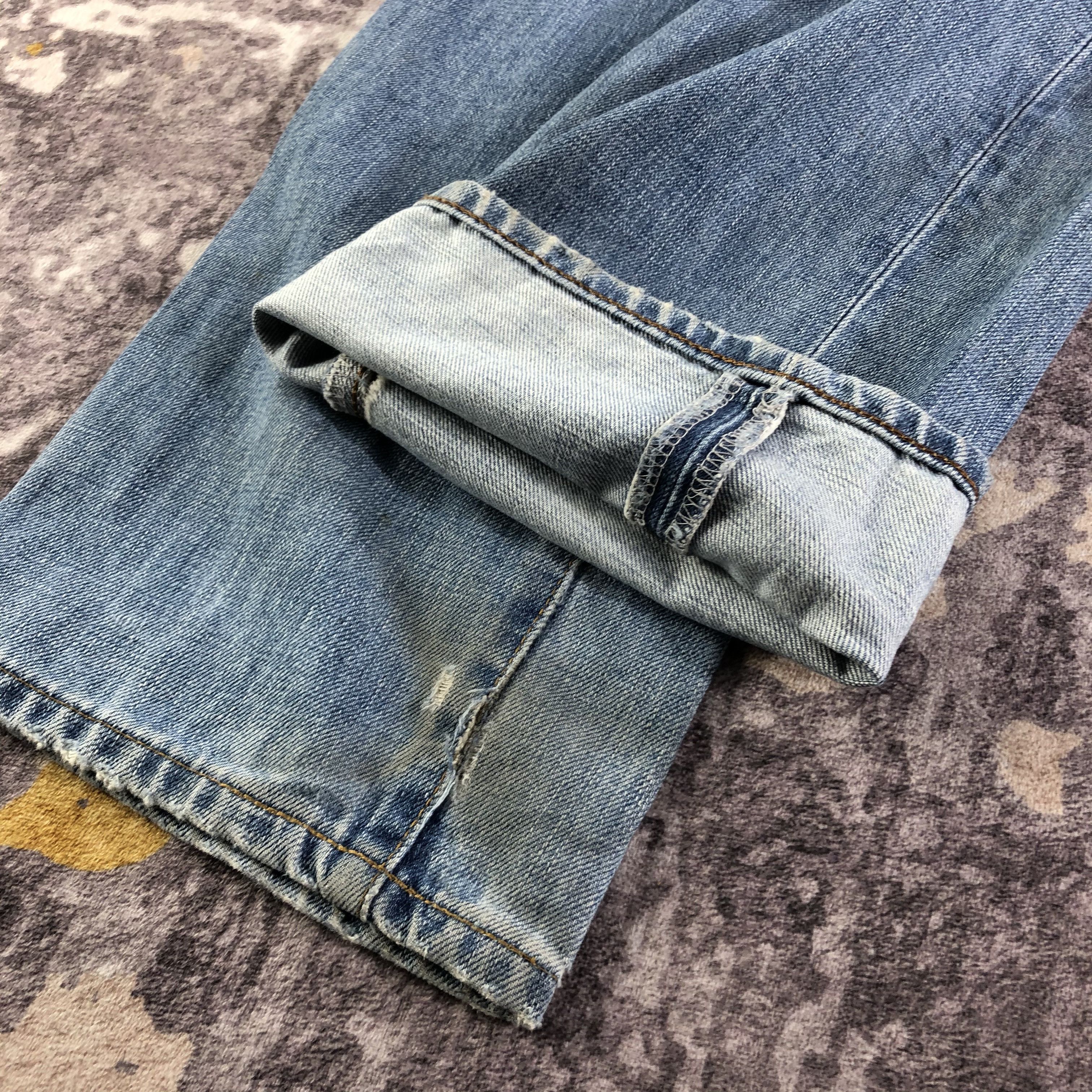 Edwin × Vintage Vintage Blue Wash Edwin 503 Jeans-JM3328 Size 29" - 7 Thumbnail