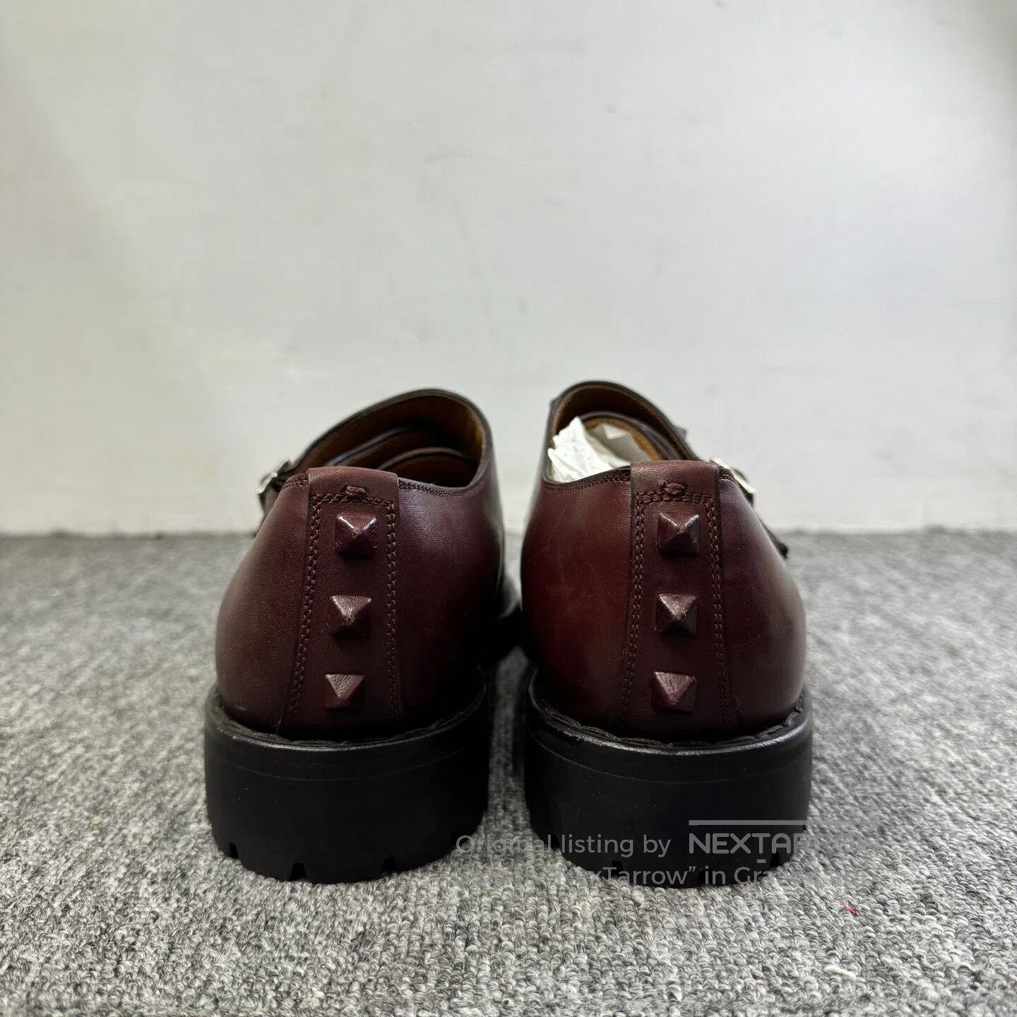 Valentino Valentino Rivet buckle Mengding shoe| Size US 8 / EU 41 - 3 Thumbnail