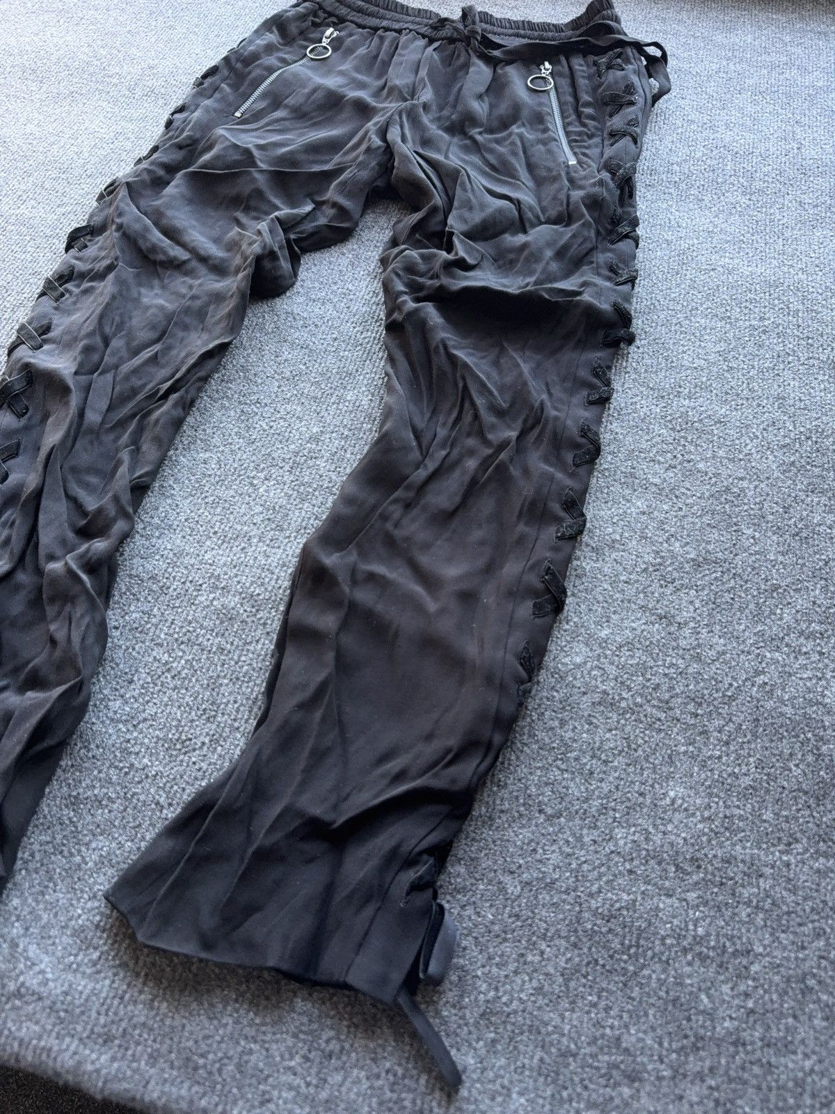 The Kooples The Kooples Sport Avant Garde Rick style Lace Up Pants XS Size 26" / US 2 / IT 38 - 3 Thumbnail
