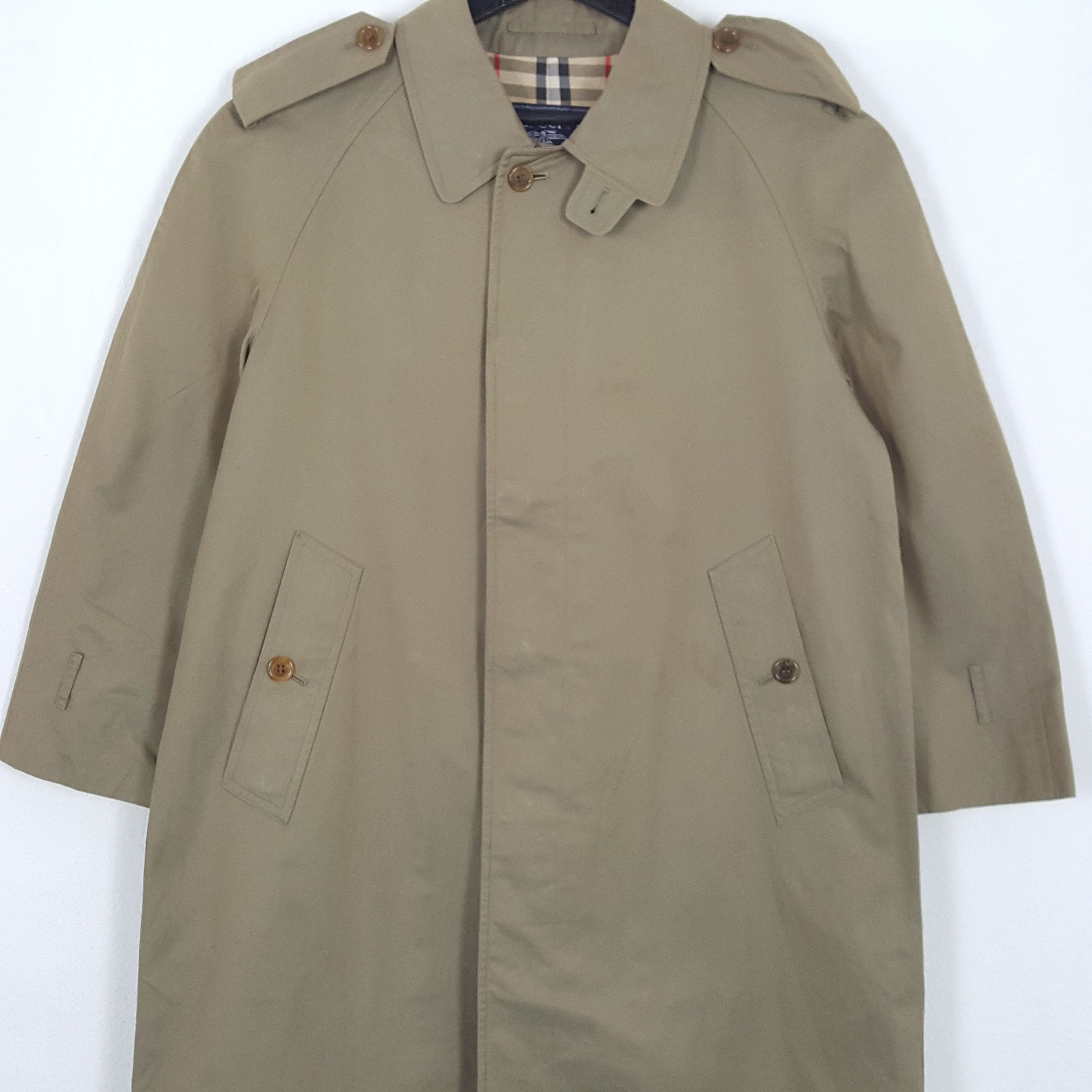 Burberry × Vintage BURBERRYS Luxury Brand Winter Style Trench Coat Jacket Size US M / EU 48-50 / 2 - 2 Thumbnail