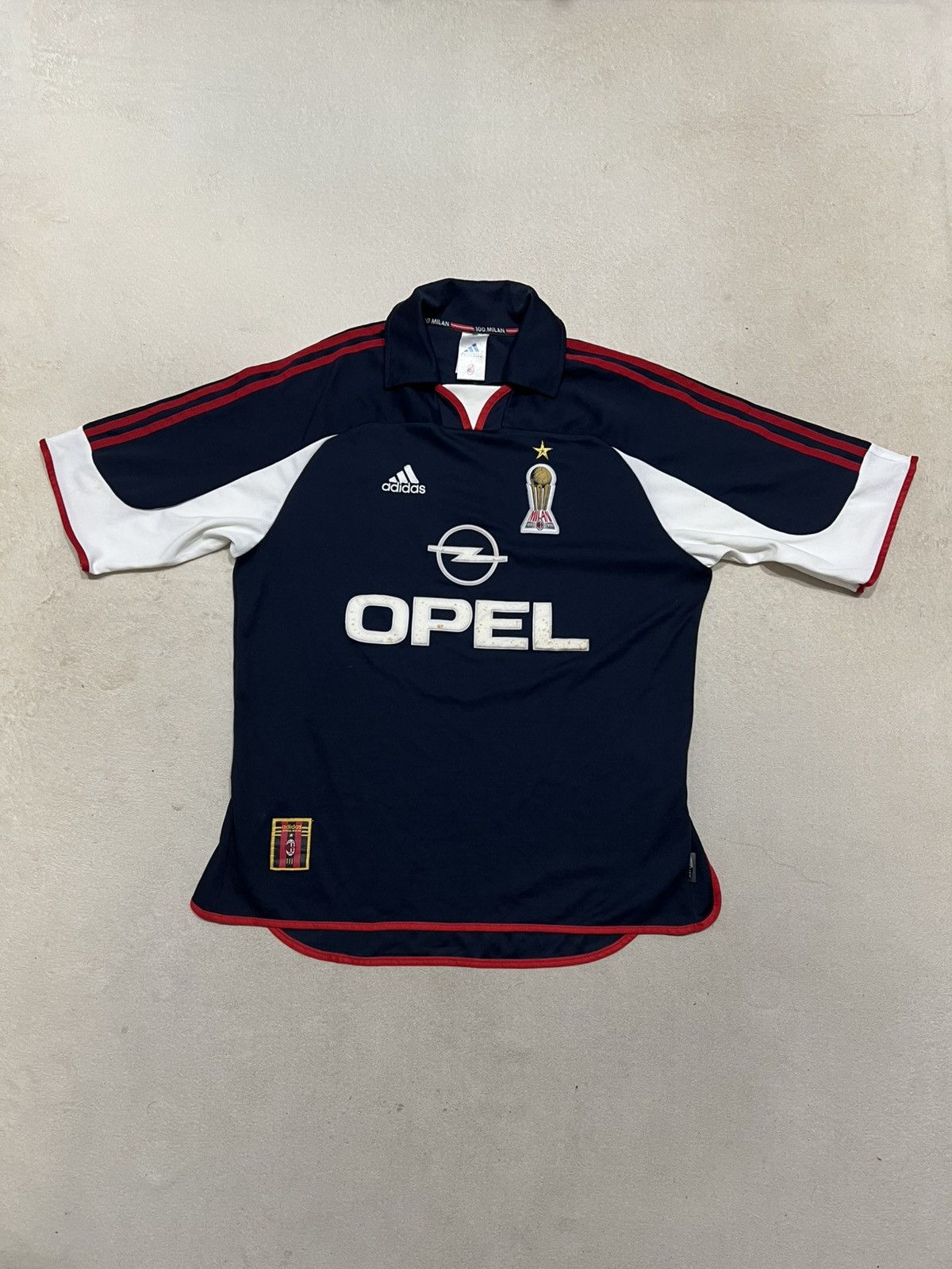 Adidas Ac Milan 1999 Adidas Third Jersey Size US M / EU 48-50 / 2 - 1 Thumbnail