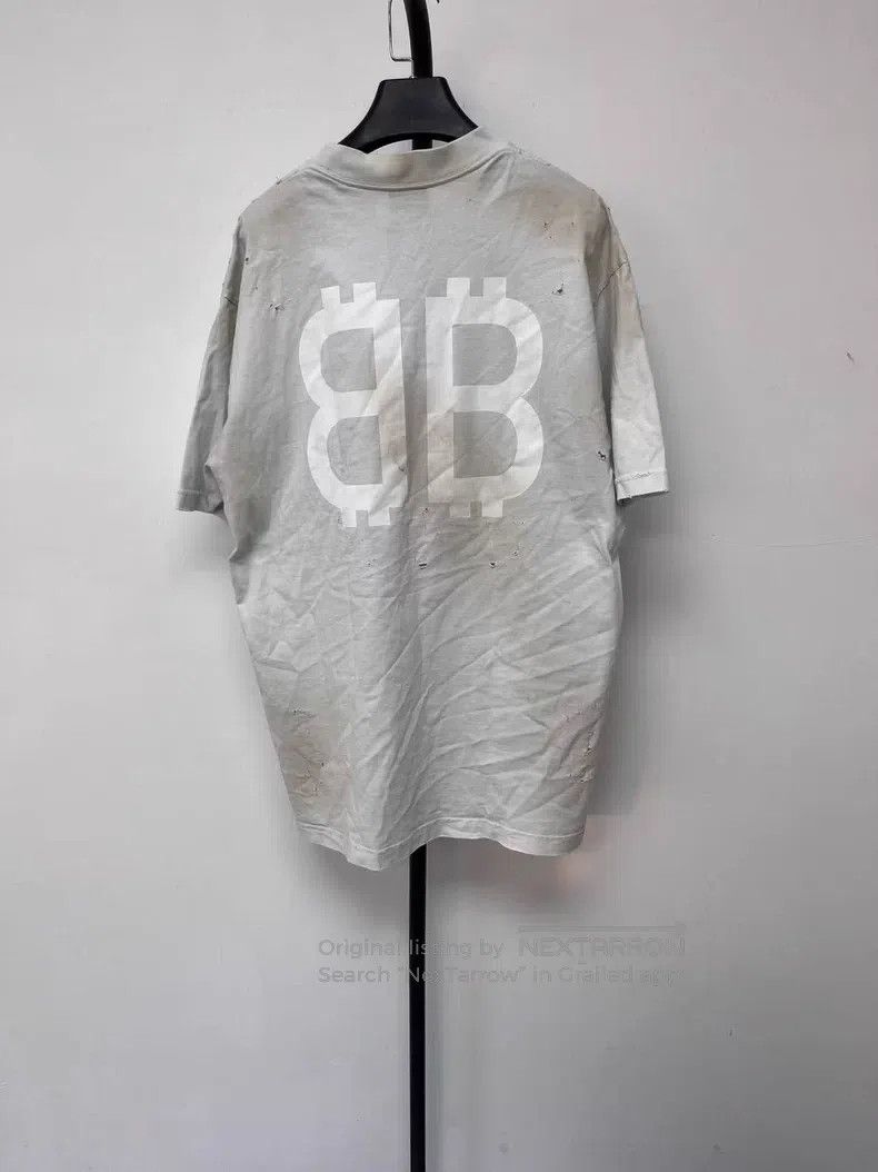 Balenciaga Balenciaga Letter Logo Printed Crew Neck Short Sleeve T-Sh Size US XS / EU 42 / 0 - 2 Thumbnail