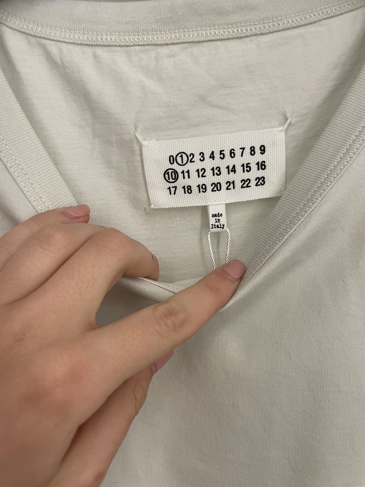 Maison Margiela Logo cotton t-shirt Size US XXL / EU 58 / 5 - 3 Thumbnail