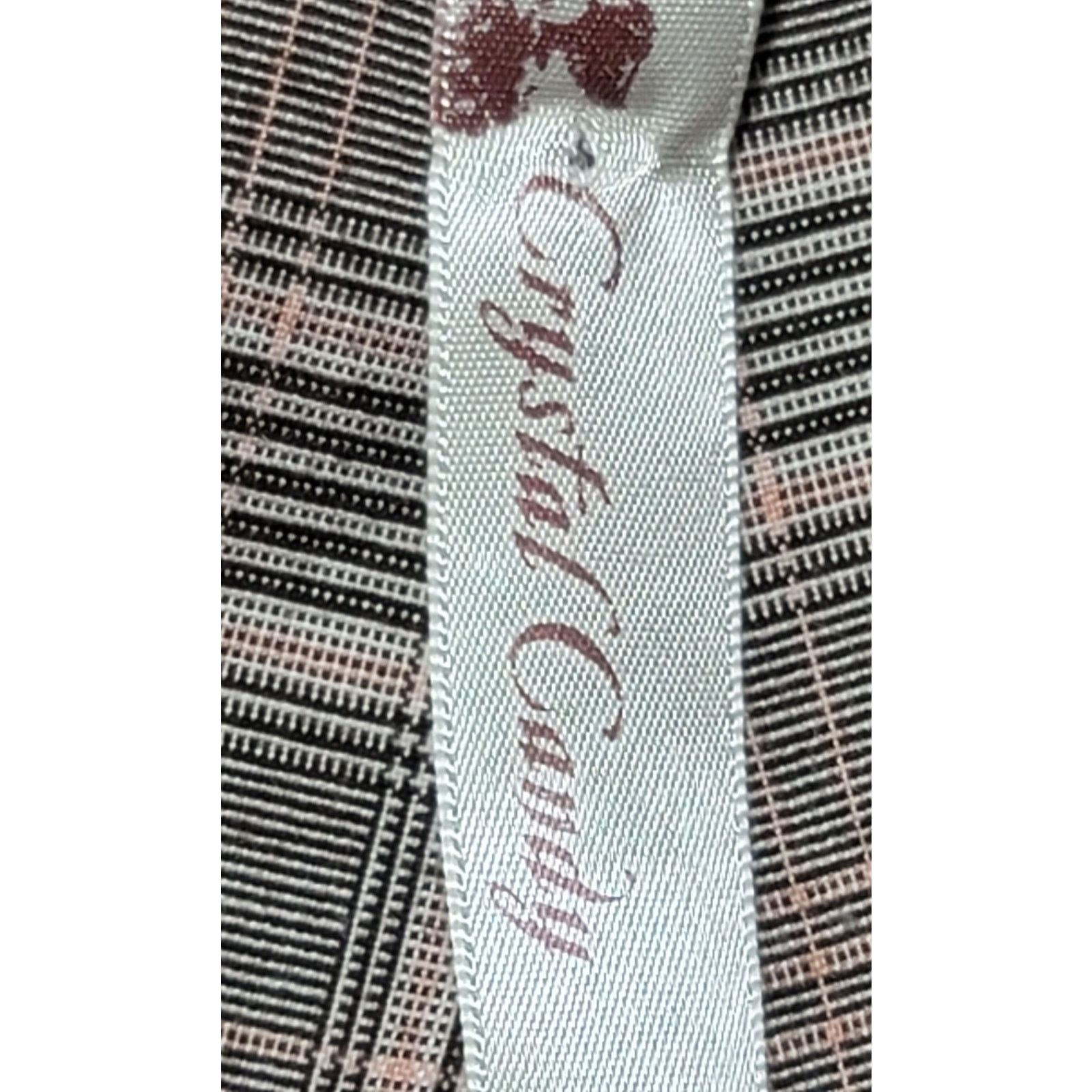 Other Crystal Candy Brown Pink Plaid Wide Cuff Bermuda Shorts L Size 34" / US 12 / IT 48 - 3 Thumbnail