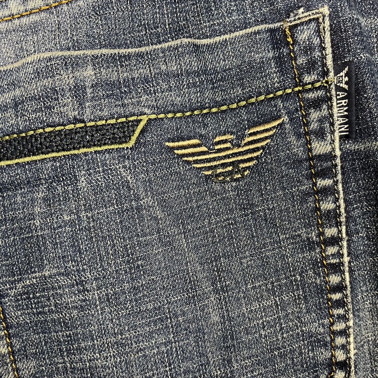 Armani Vintage Armani Jeans Distressed Denim Jeans Size US 34 / EU 50 - 17 Thumbnail