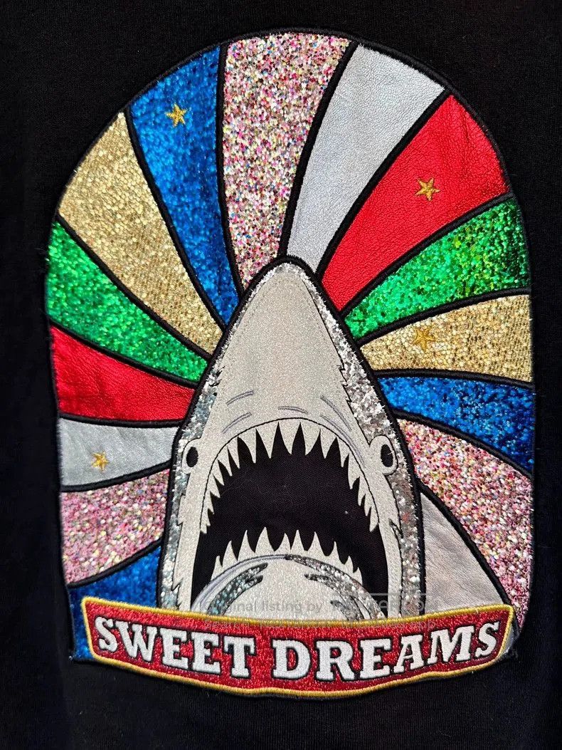 Other Saint Laurent Paris Shark Embroidery Hoodie. Size US XL / EU 56 / 4 - 3 Thumbnail