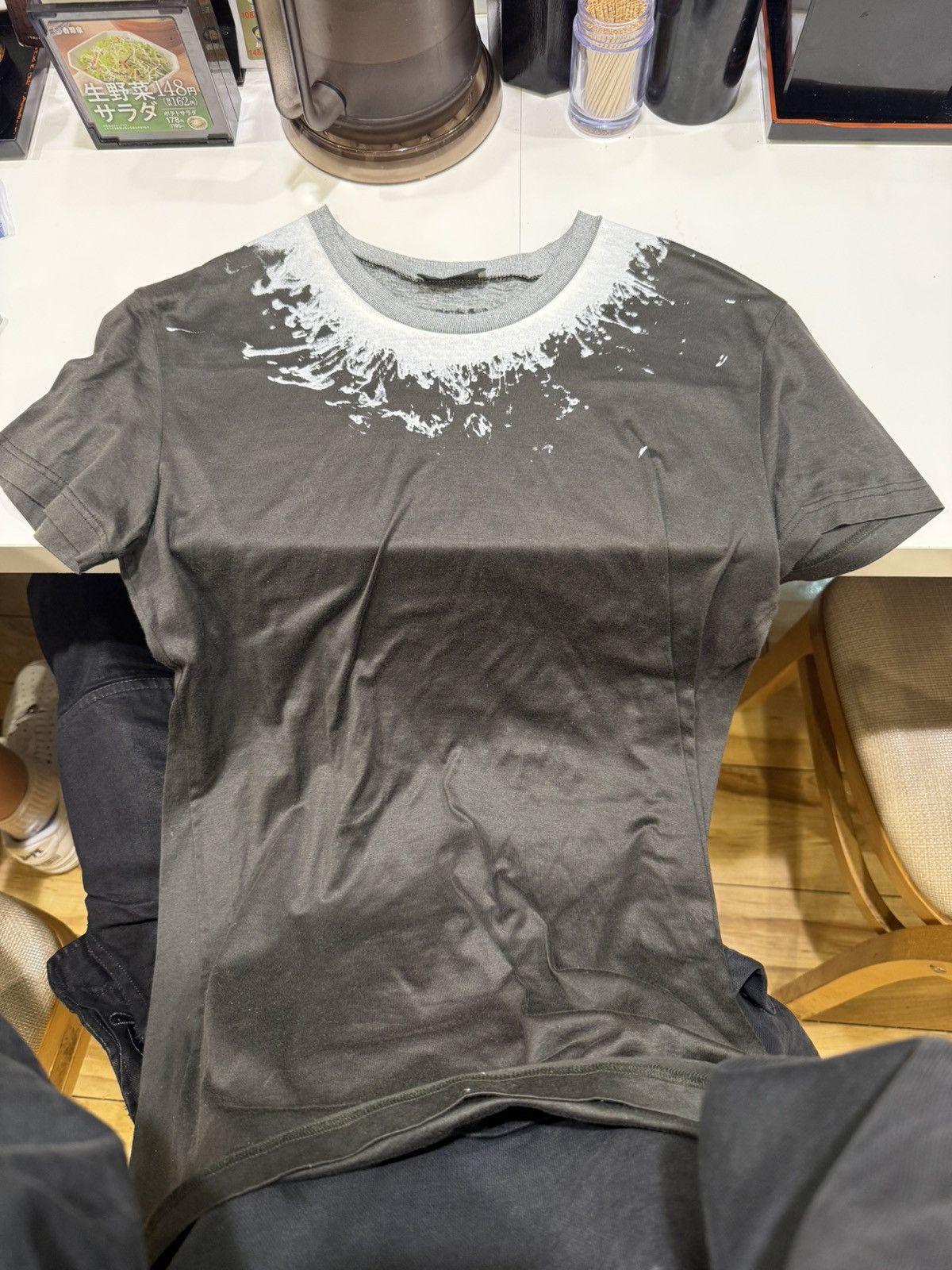 トップス 09SS Dior Homme V-neck T-Shirt XS Dior Homme Grey Printed Jersey V-Neck T-Shirt S | eBay
