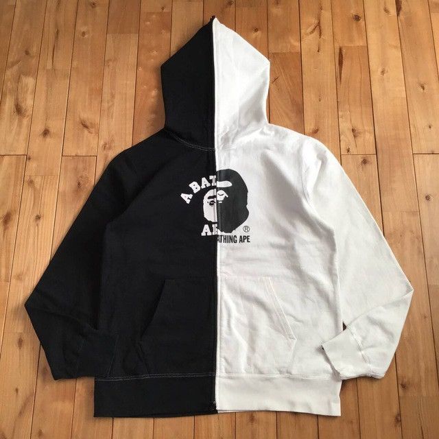 Bape BAPE College logo docking full zip hoodie a bathing ape Size US XXL / EU 58 / 5 - 1 Thumbnail