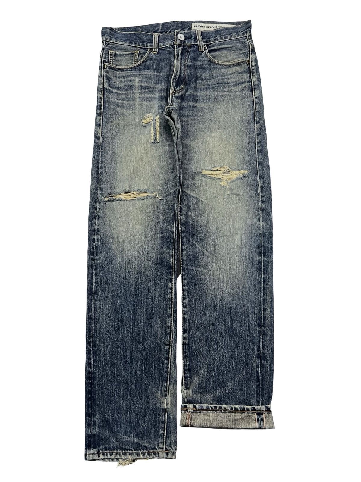 Japanese Brand RUSH HOUR RH-0007 Japanese Selvedge Denim | Heavy Vintage Size US 32 / EU 48 - 2 Thumbnail