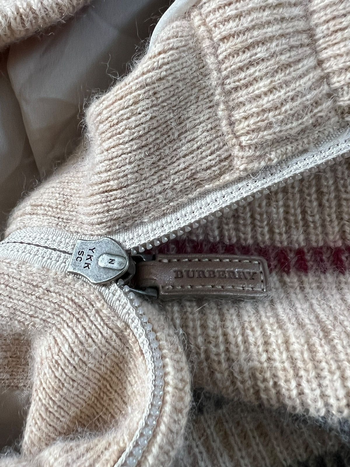 Burberry Burberry Cashmere Wool Blend Zipper Sweater Size US L / EU 52-54 / 3 - 10 Thumbnail