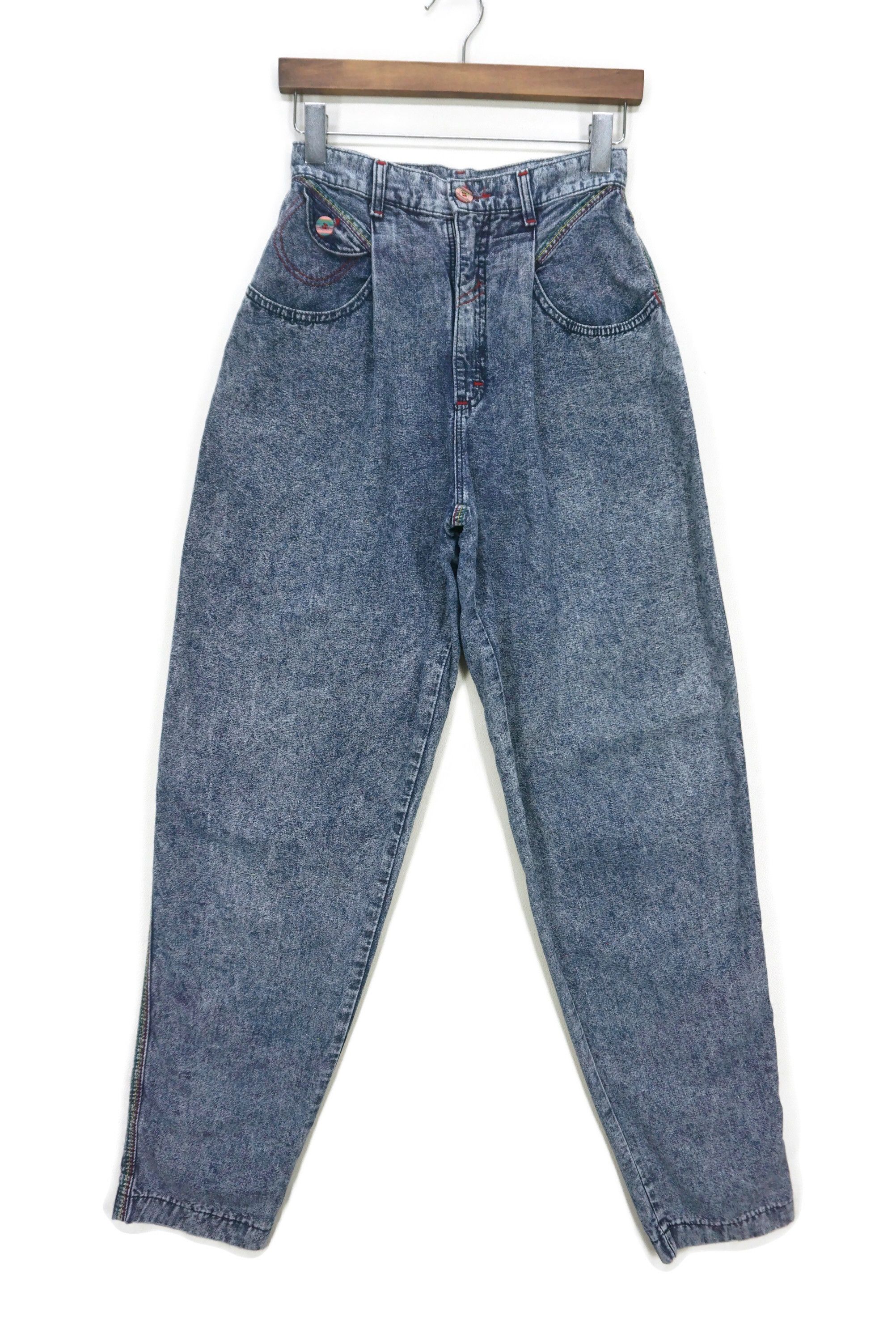 Lee Vintage Lee Jeans W26xL32.5 High-Waisted Balloon Wide-Leg Size 26" / US 2 / IT 38 - 2 Thumbnail
