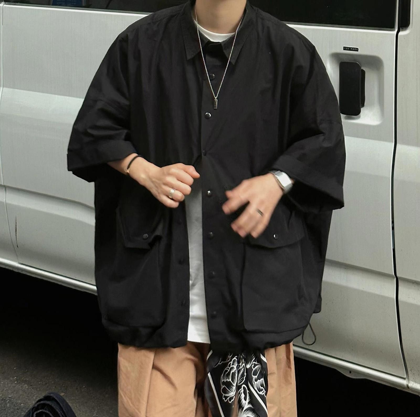 Vintage Stylish Black Oversized Jacket Size US M / EU 48-50 / 2 - 4 Thumbnail