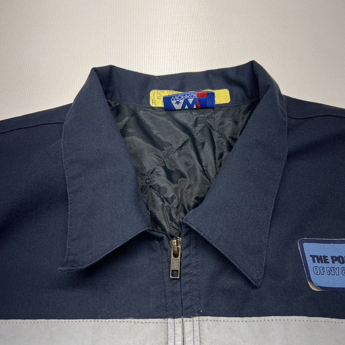 Vintage VTG Work Jacket Blue Port Authority NJ NY Coat Full Zip Size US XL / EU 56 / 4 - 5 Thumbnail