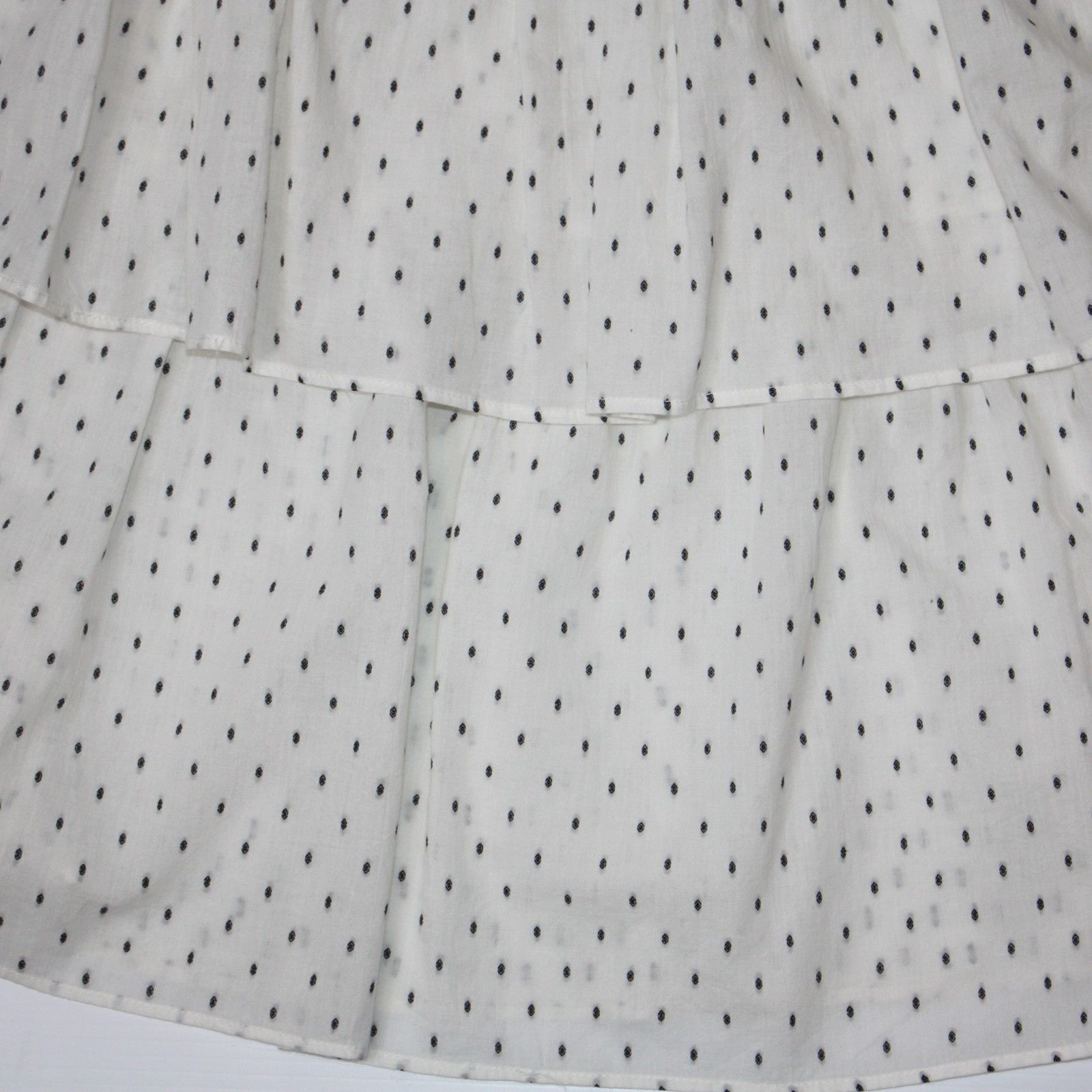 H&M Strapless Flounced Polka Dot Dress in White size US 12 NWT Size XL / US 12-14 / IT 48-50 - 10 Thumbnail