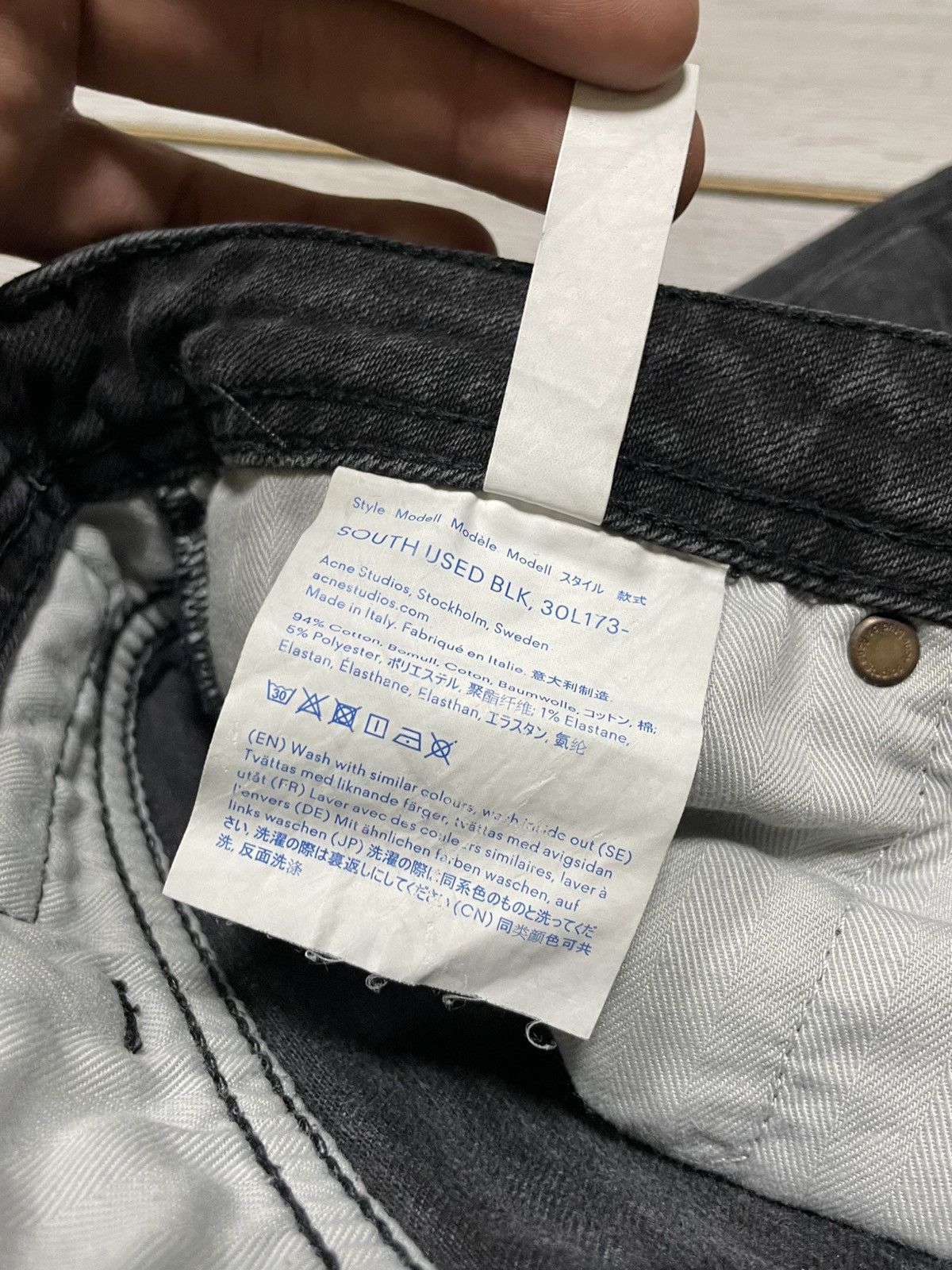 Acne Studios Acne Studios Bla Konst Italy denim jeans Size US 27 - 7 Thumbnail