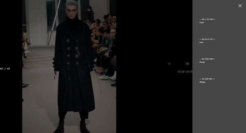 Yohji Yamamoto yohji yamamoto19aw autumn and winter men's main line big bl Size US L / EU 52-54 / 3 - 9 Thumbnail