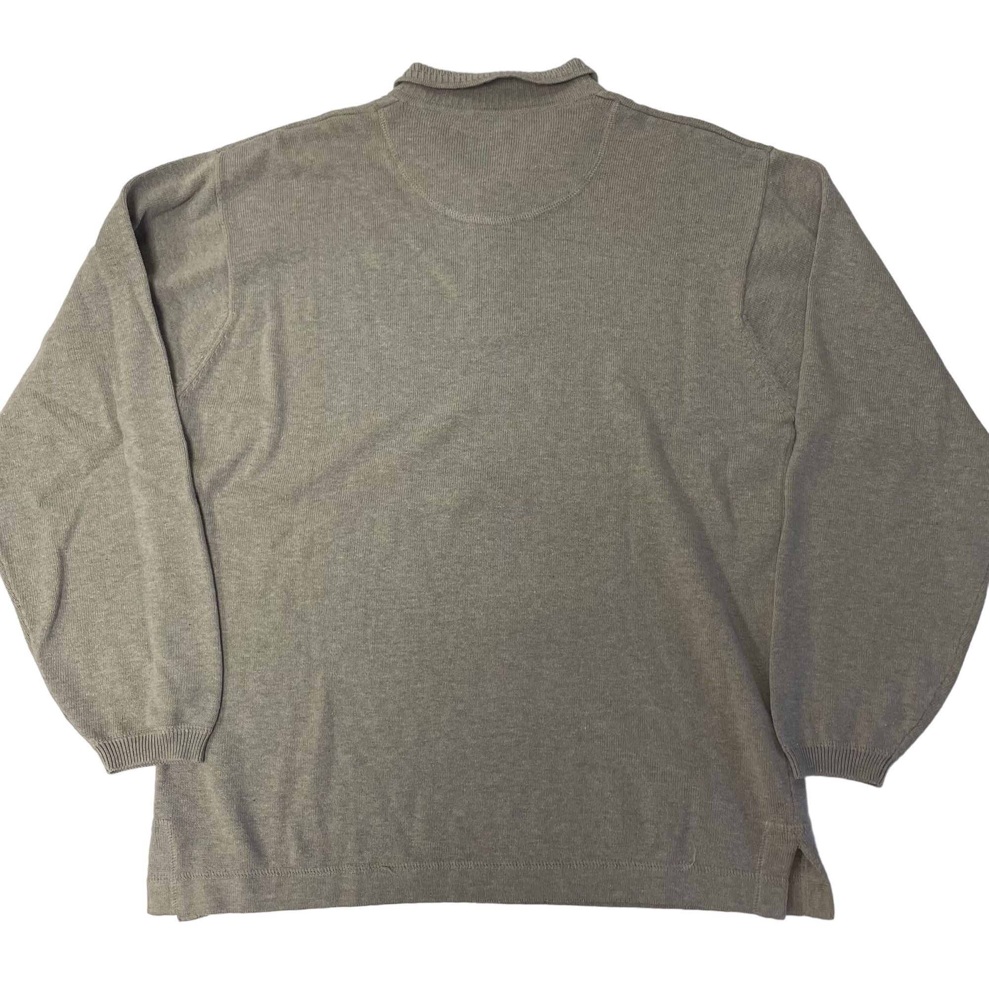 Tommy Bahama Vtg Tommy Bahama KNIT 1/4 Btn Collared CASHMERE Sweater Size US L / EU 52-54 / 3 - 3 Thumbnail