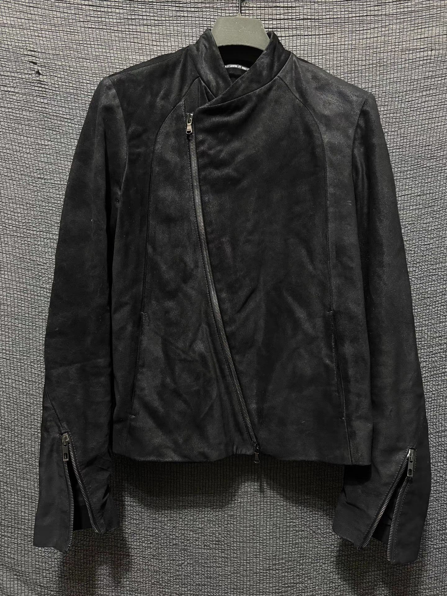 Lumen Et Umbra Lumen Et Umbra dark avant-garde artisan leather jacket Size US S / EU 44-46 / 1 - 1 Thumbnail