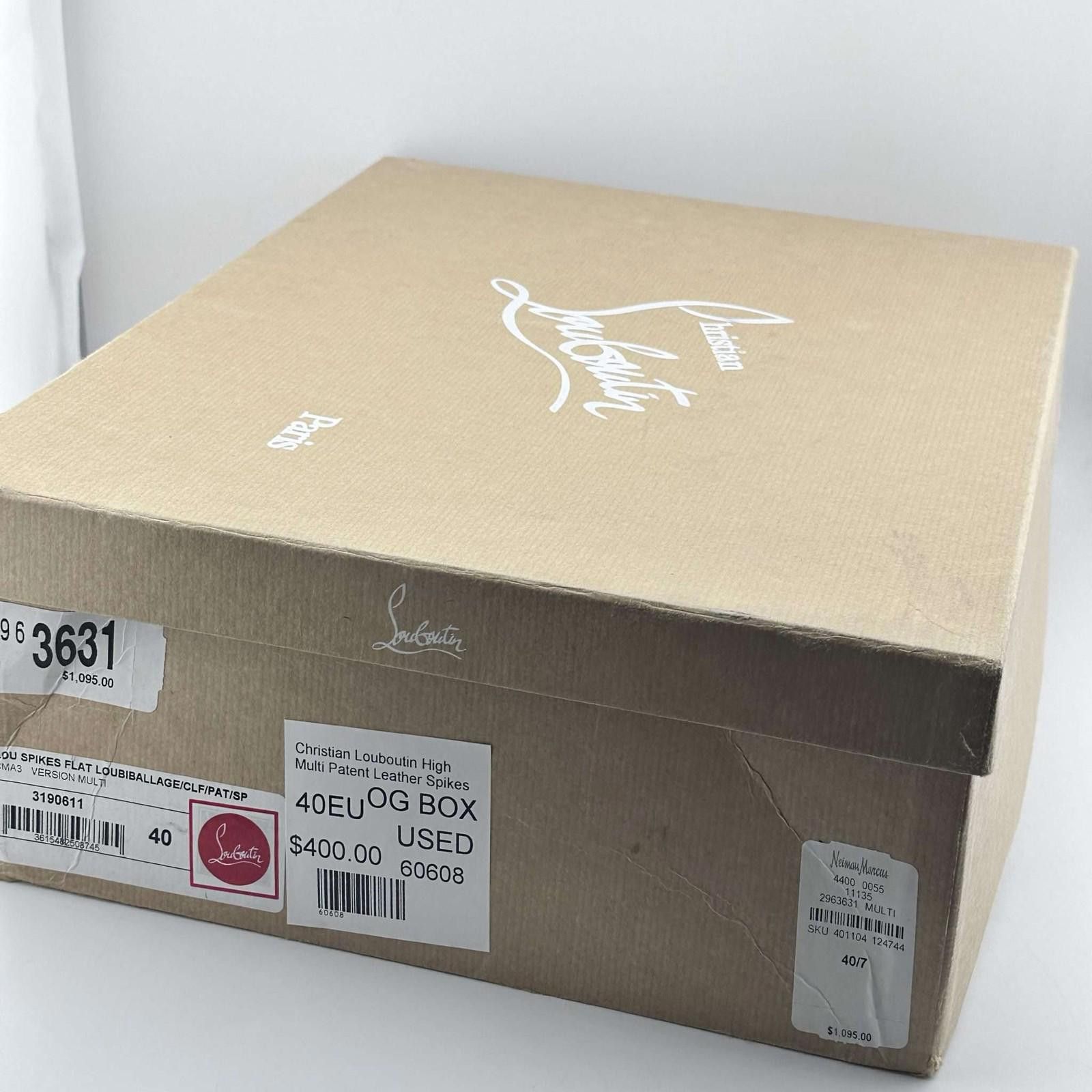 Christian Louboutin Christian Louboutin High Multi Patent Leather Spikes 40EU Size US 7 / EU 40 - 8 Thumbnail
