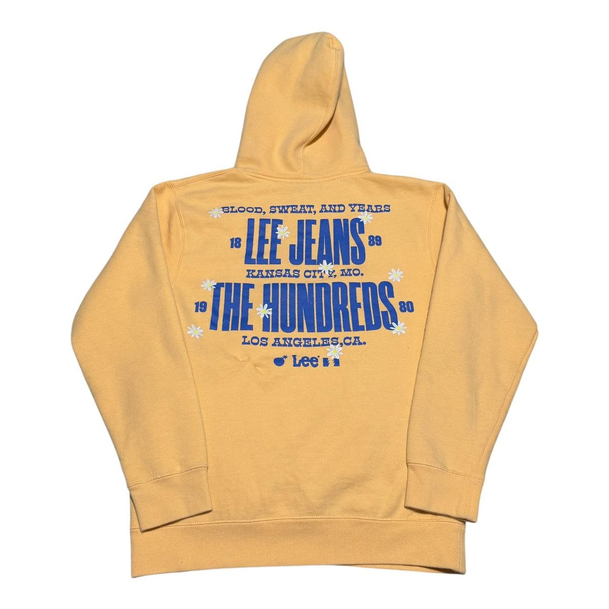 Lee × The Hundreds The Hundreds Lee Logo Yellow Hoodie Sweatshirt Adult Small Size US S / EU 44-46 / 1 - 3 Thumbnail