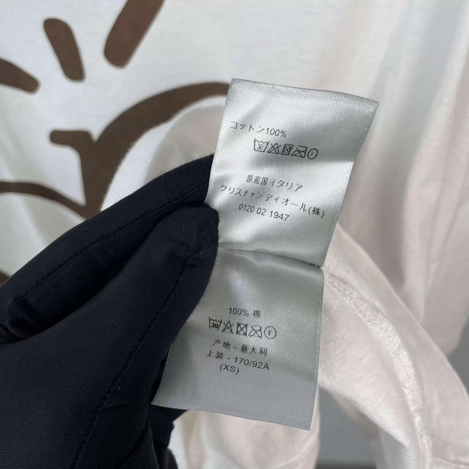 Dior Dior graffiti letter white short-sleeve XS Size XS / US 0-2 / IT 36-38 - 7 Thumbnail