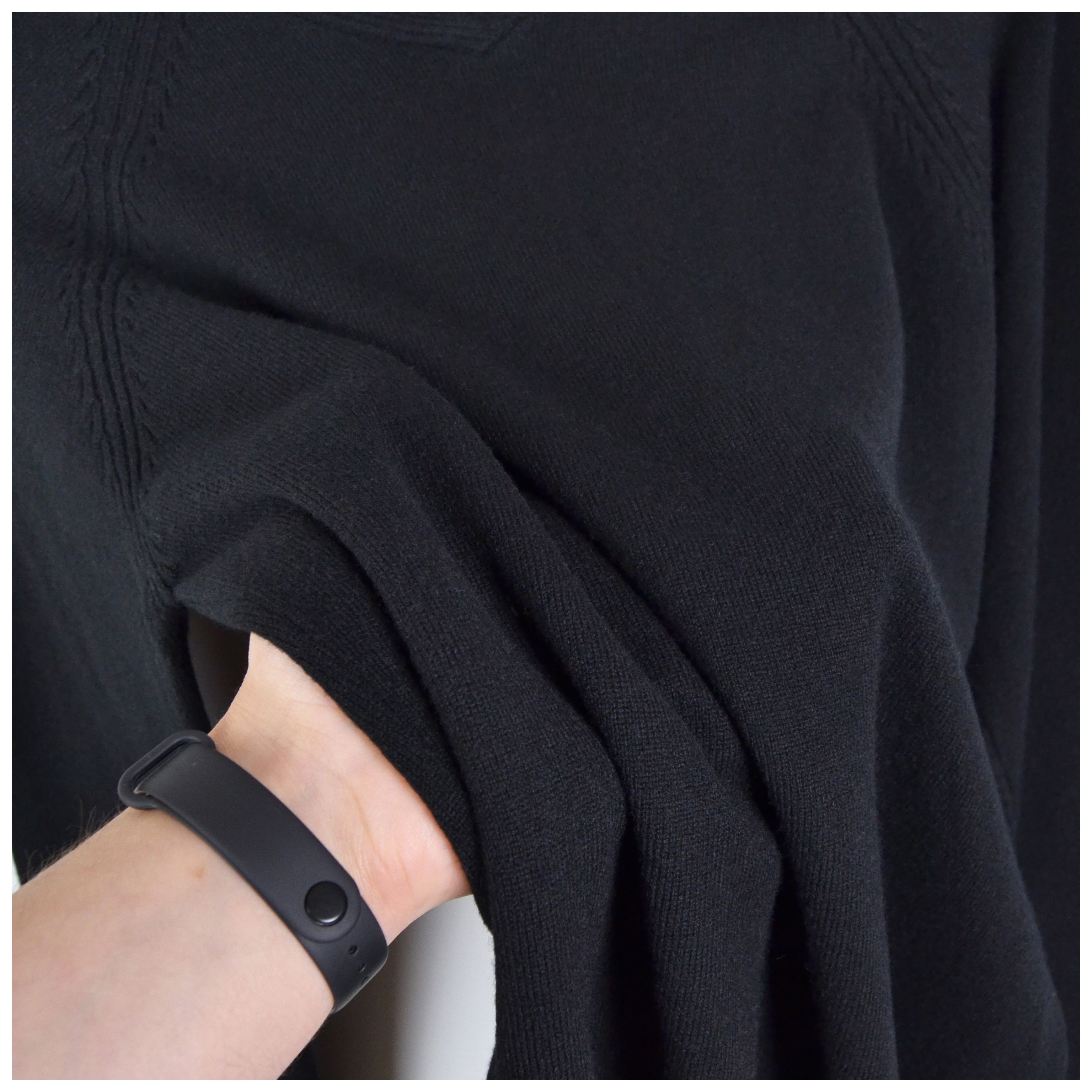 Loro Piana Vintage Loro Piana Black Cashmere Shawl Collar Sweater Size XL / US 12-14 / IT 48-50 - 11 Thumbnail