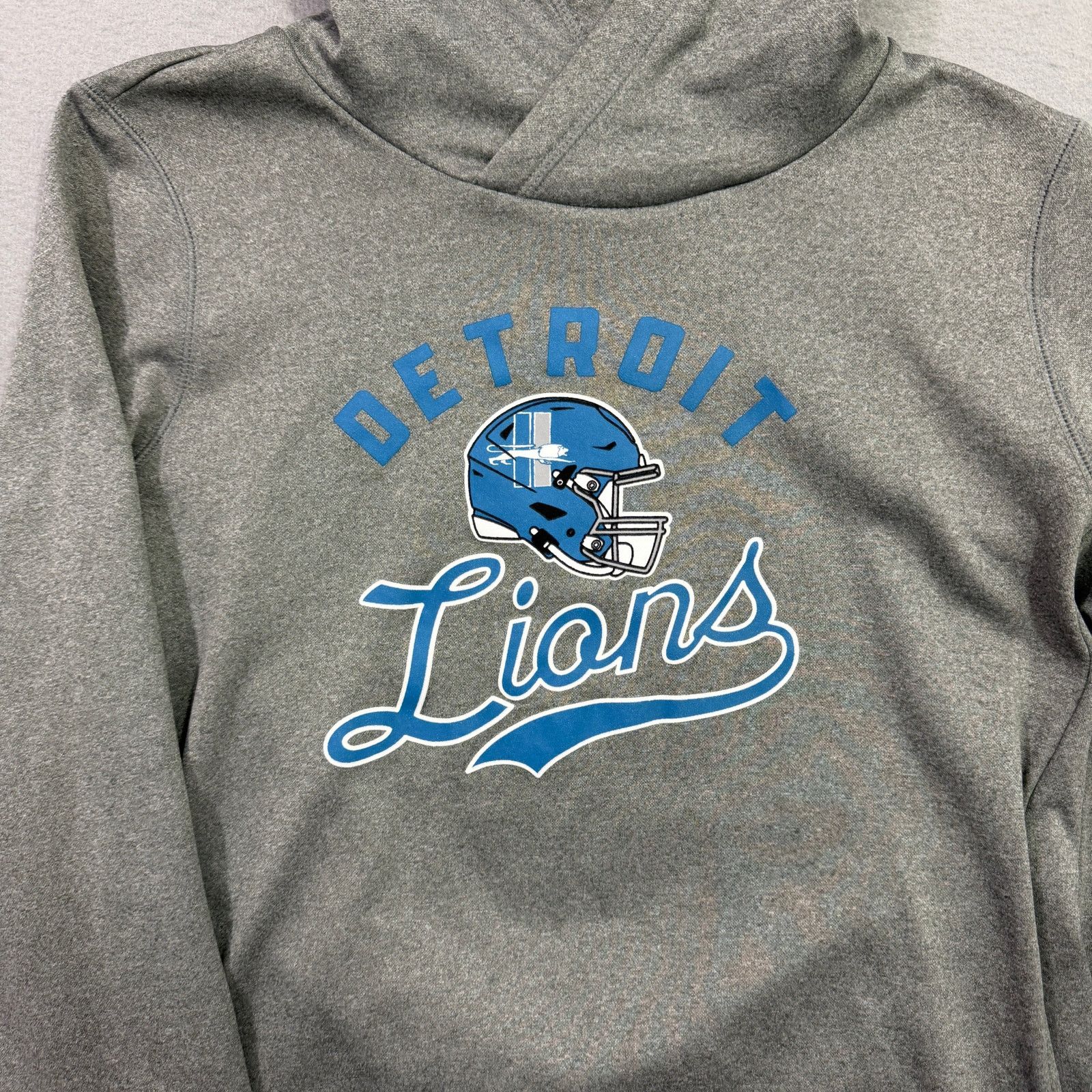Nike Nike Detroit Lions Stretch Run Fleece Pullover Hoodie Medium Size M / US 6-8 / IT 42-44 - 3 Thumbnail
