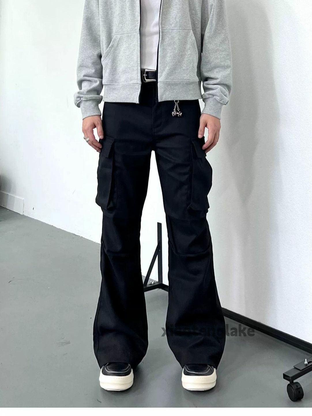 Vintage ltx vintage loose baggy skate yuppies cargo flared pants Size US 34 / EU 50 - 2 Thumbnail