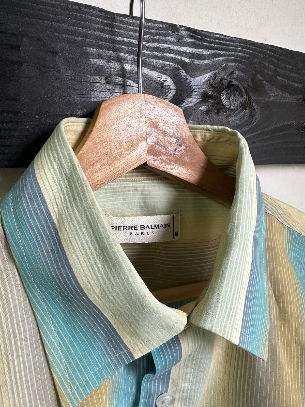 Balmain × Pierre Balmain × Vintage Vintage Pierre Balmain Button Up Shirt Size US M / EU 48-50 / 2 - 4 Thumbnail