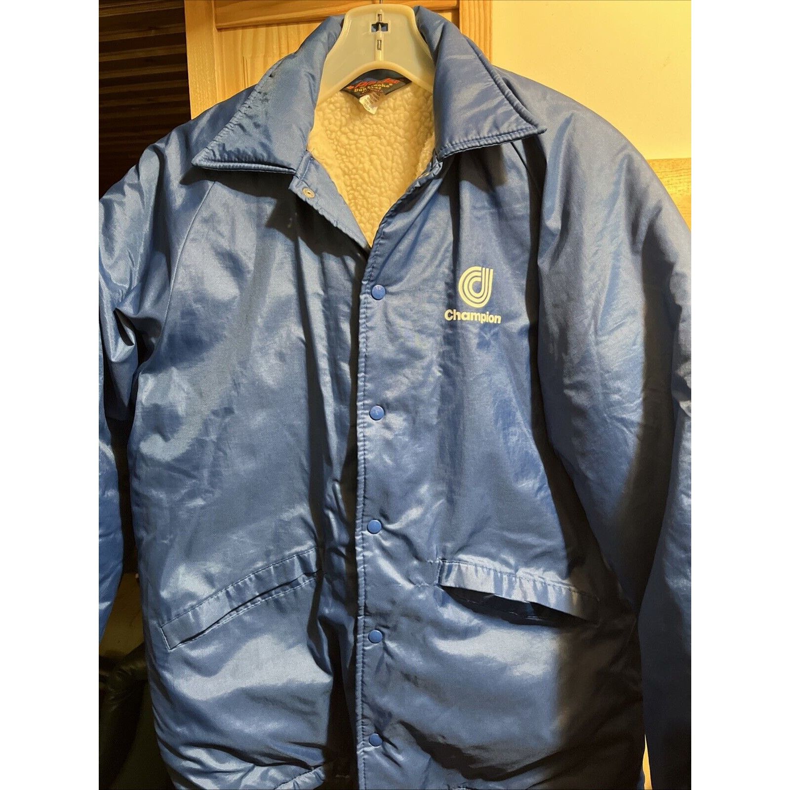 Dunbrooke VTG Dunbrooke Jacket Mens 0-M-42 Blue Champion Sherpa Button Size US M / EU 48-50 / 2 - 2 Thumbnail