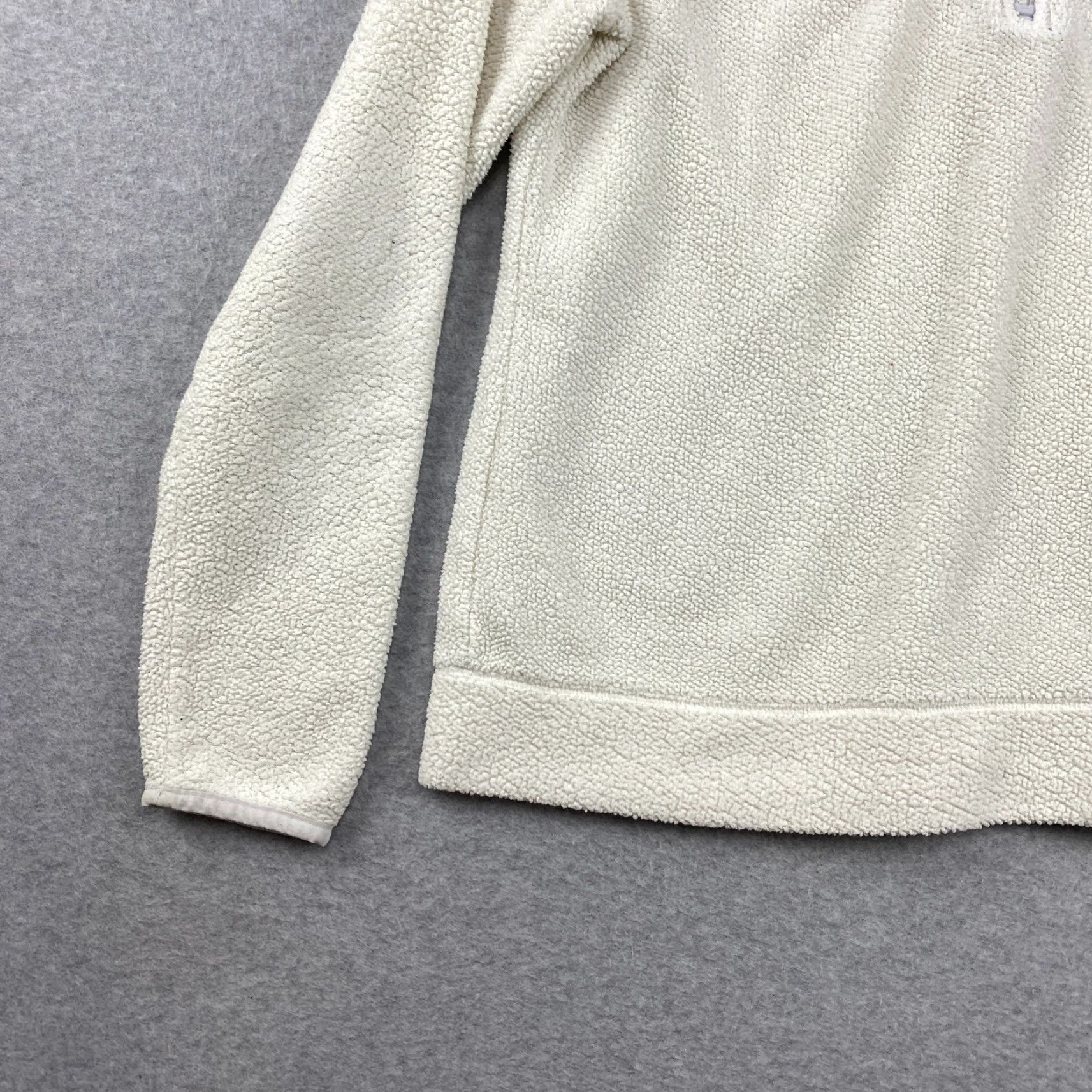 Vineyard Vines VINEYARD VINES Shep Sweater Womens S White Mock Neck 1/4 Zip Pullover Fleece Casual Shirt Size S / US 4 / IT 40 - 3 Thumbnail