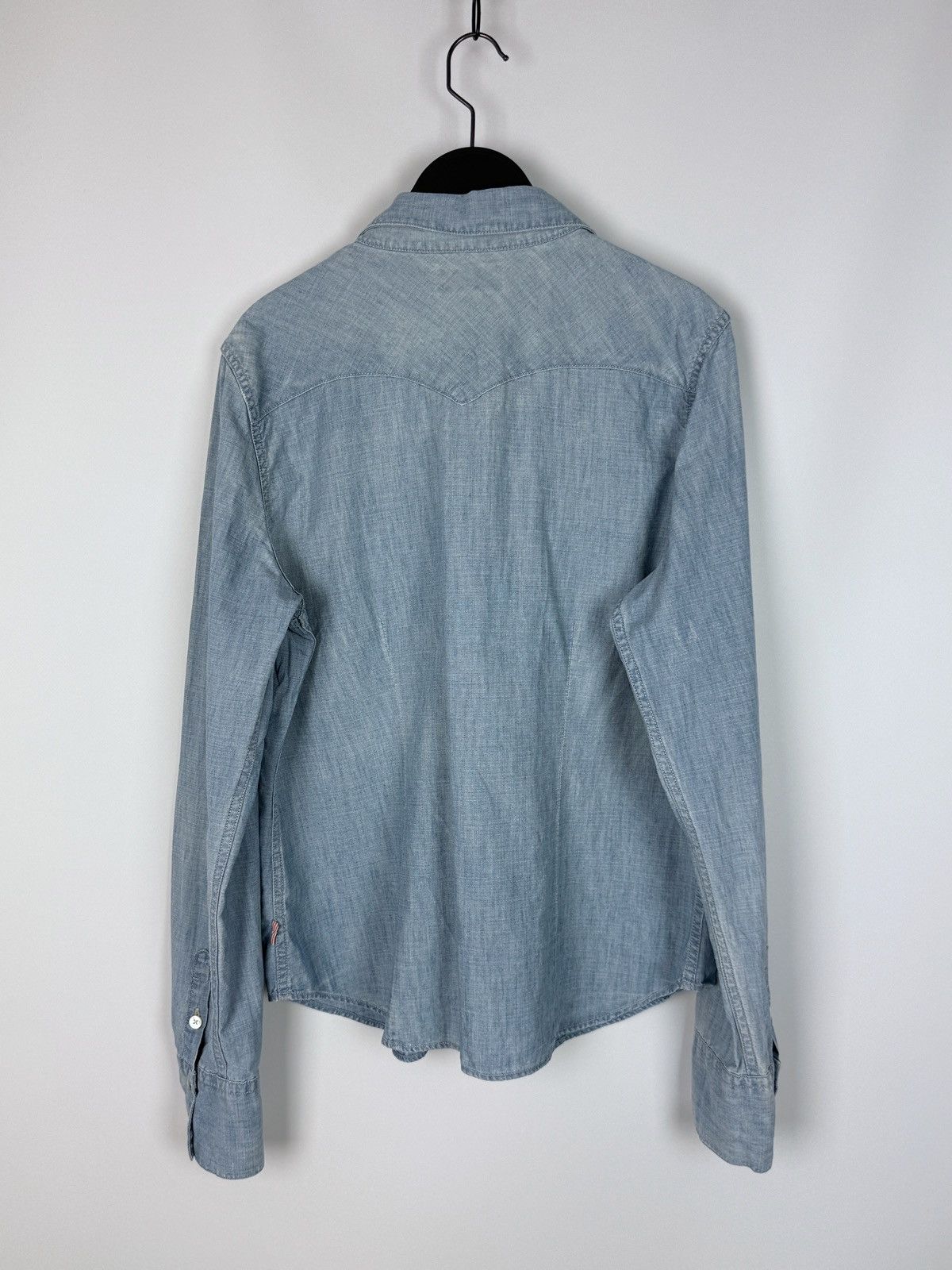 Polo Ralph Lauren Y2K Vintage Polo Jeans Denim Pearl Snap Western Shirt L/XL Size XL / US 12-14 / IT 48-50 - 8 Thumbnail