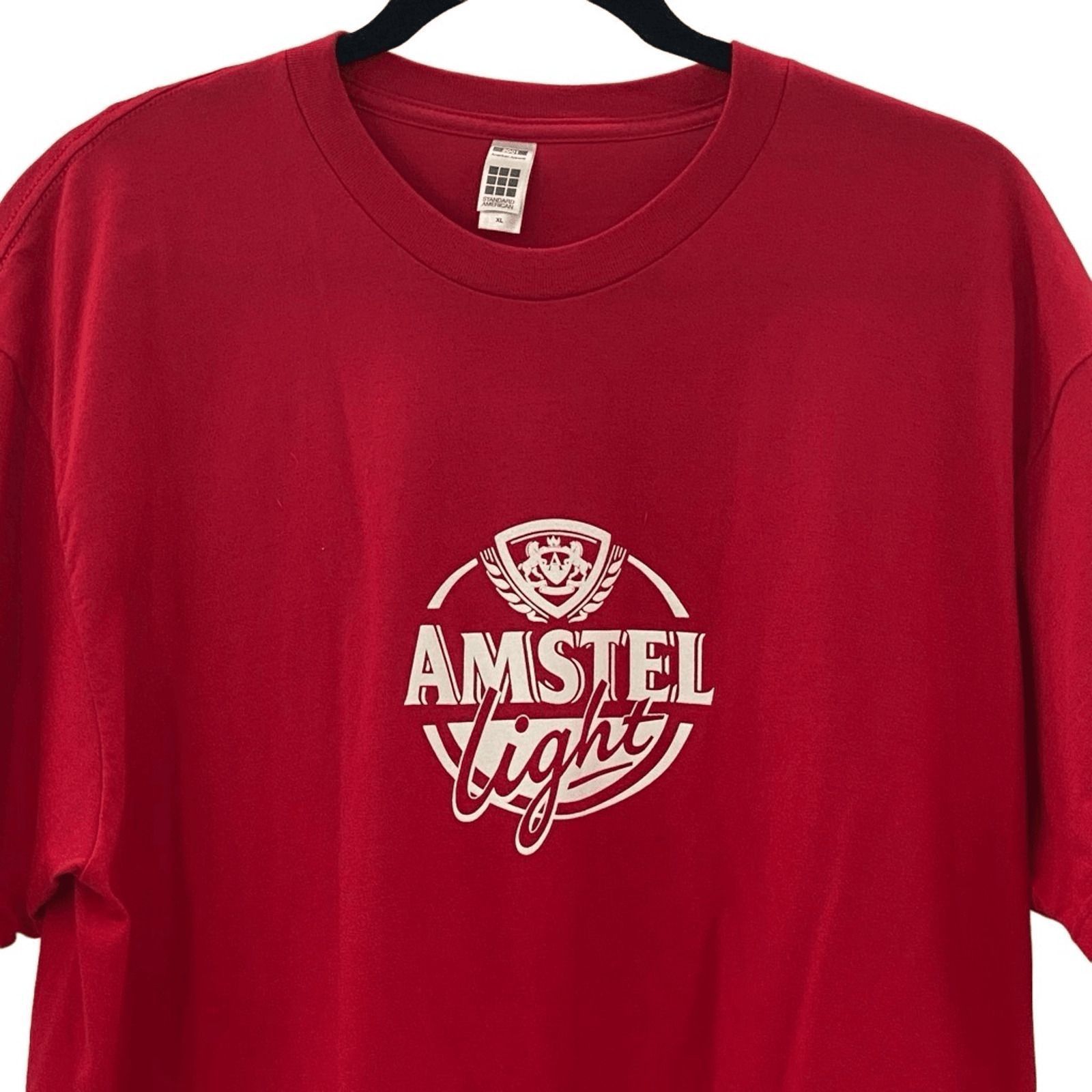 American Apparel American Apparel Men's Red Amstel Beer Standard American Gra Size US XL / EU 56 / 4 - 3 Thumbnail