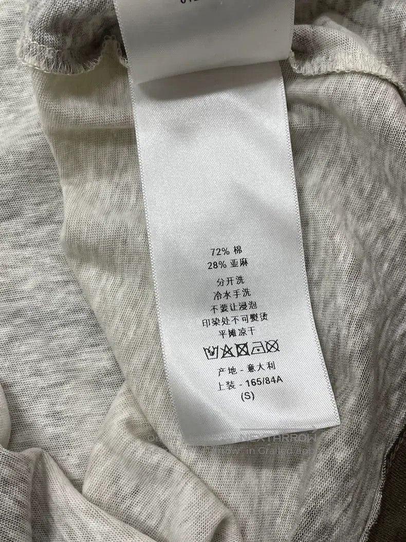 Dior Dior Linen natural painting style T-shirt short sleeve Size S / US 4 / IT 40 - 6 Thumbnail