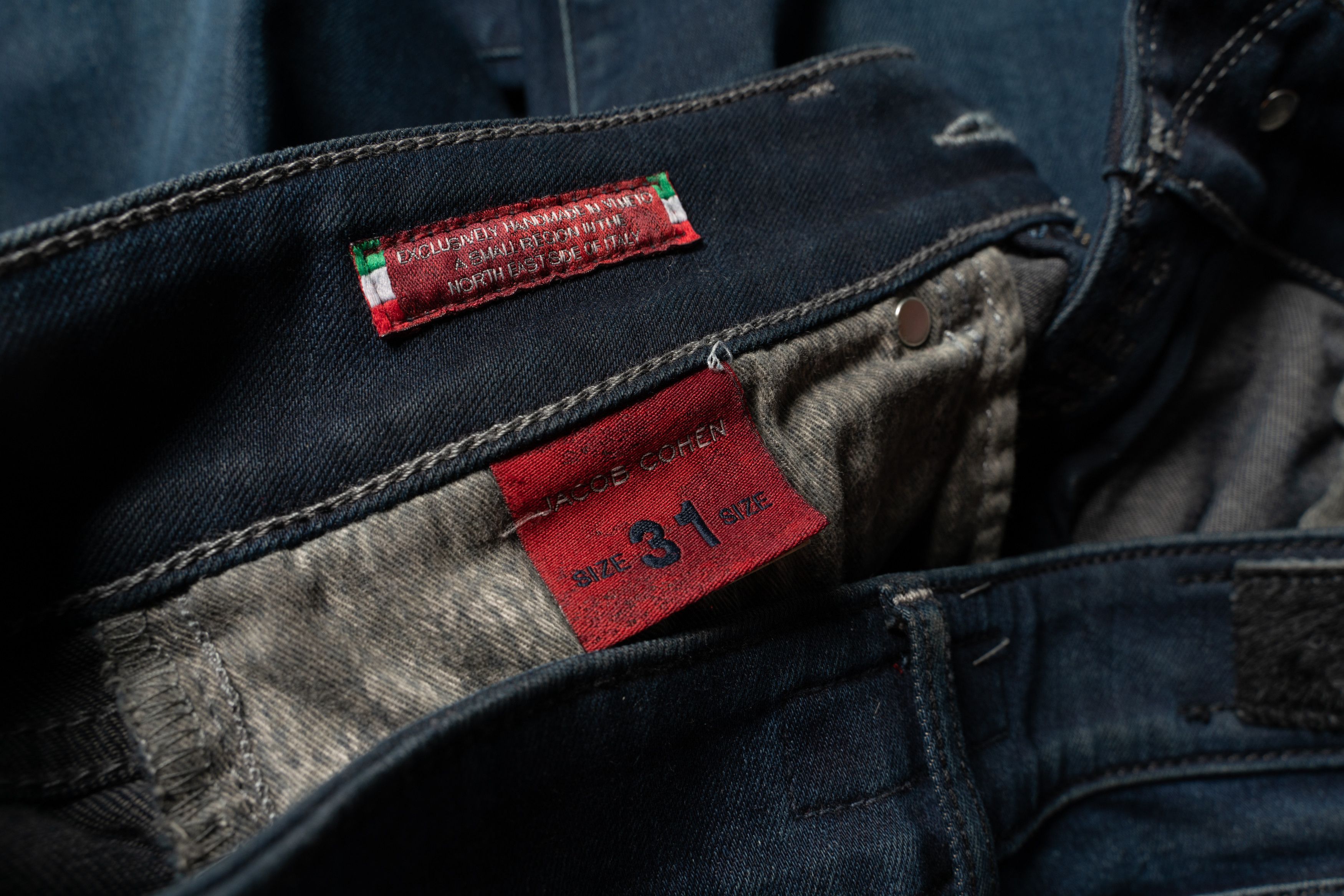 Jacob Cohen 🔴 JACOB COHEN J713 Blue Denim Jeans Women’s Size 31" - 8 Thumbnail