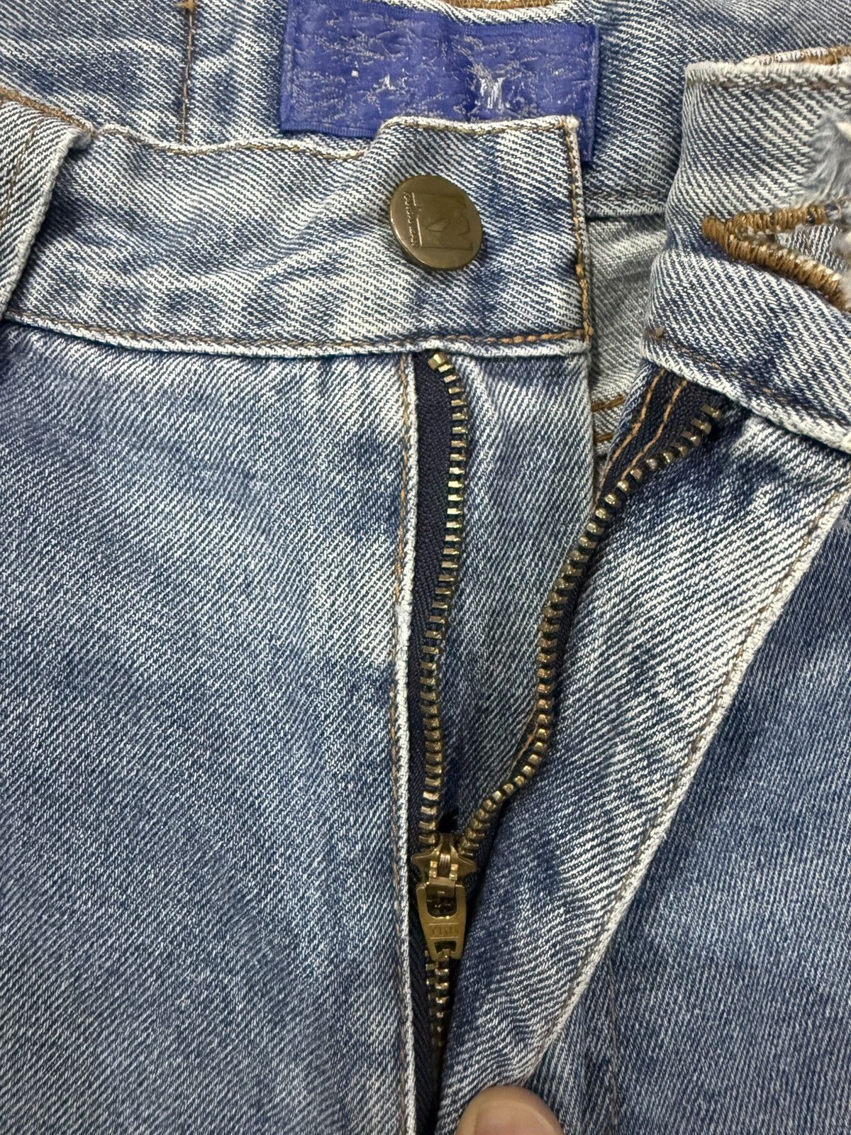 Kansai Yamamoto vintage kansai man distressed jeans Size US 32 / EU 48 - 6 Thumbnail