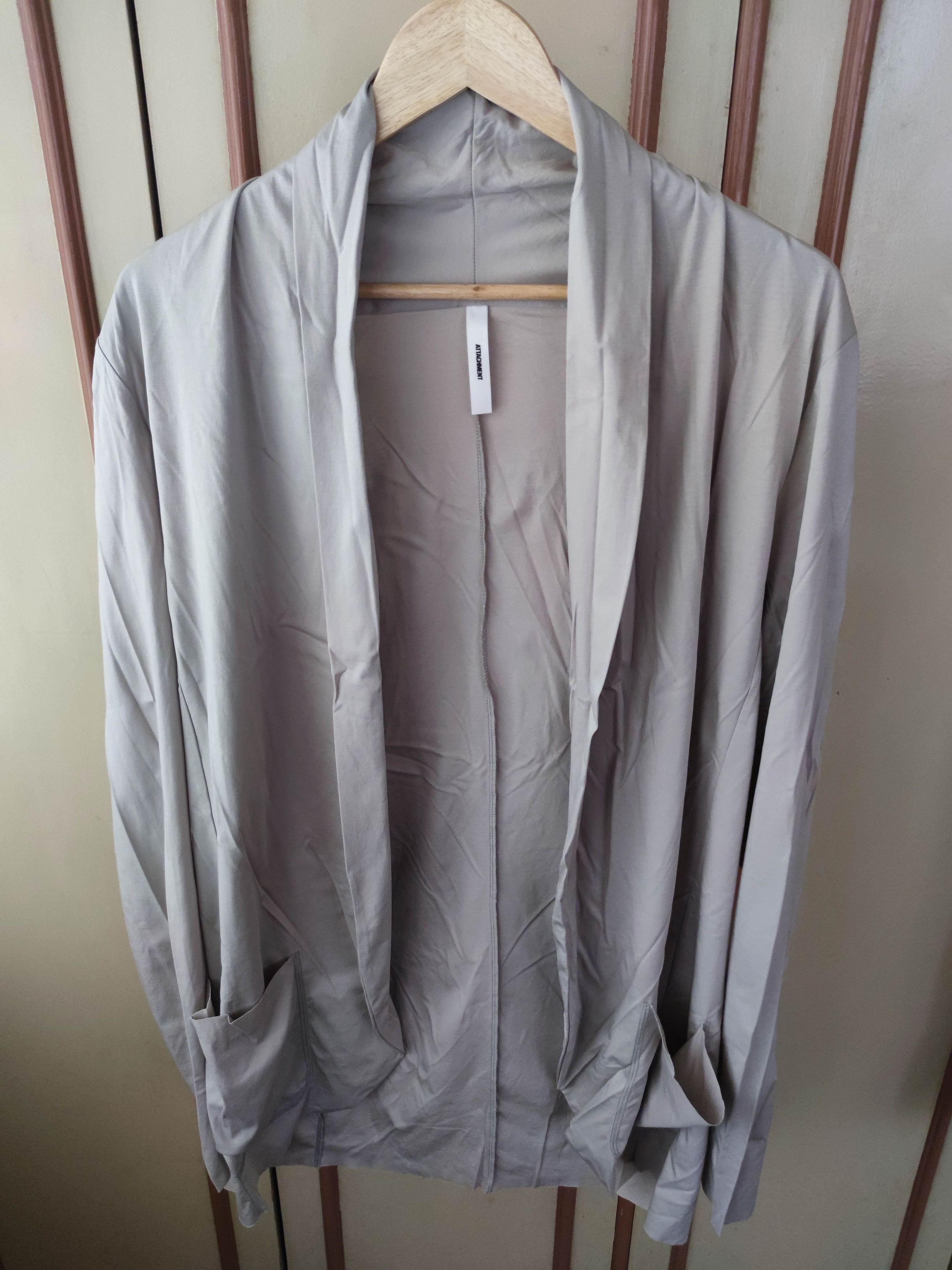 image of Attachment Light Open Cardigan in Cloud Grey, Men's (Size XL)