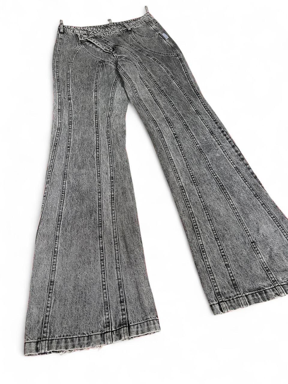 JNCO Junye Jeans baggy style reconstrust faded black distressed Size US 28 / EU 44 - 1 Thumbnail
