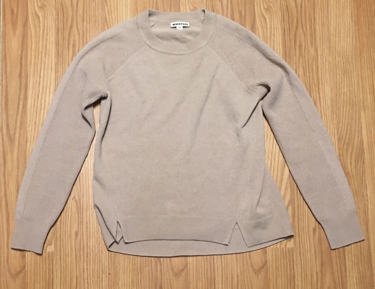 Whistles WHISTLES Pure Cashmere Beige Sweater Size S Size S / US 4 / IT 40 - 8 Thumbnail