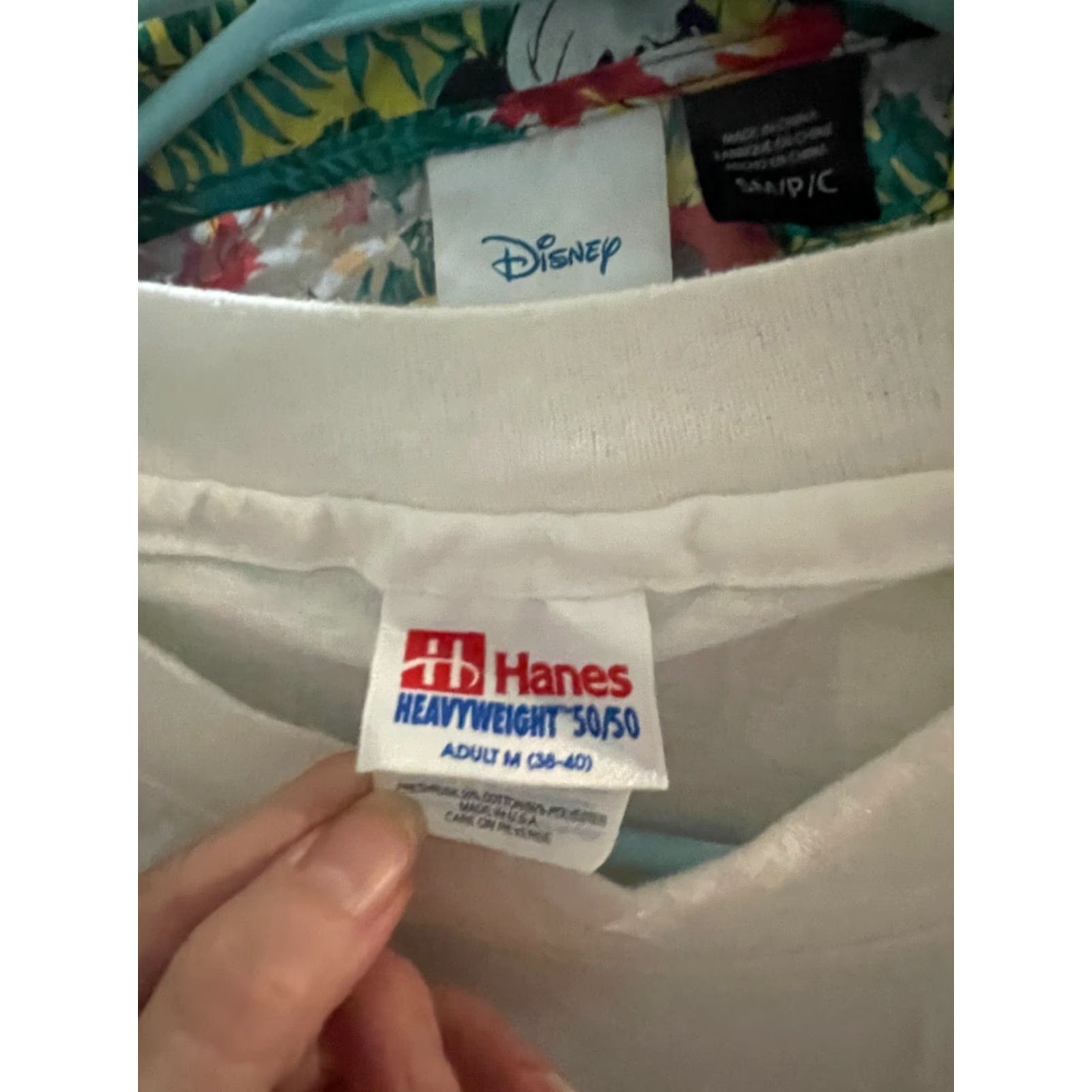 Hanes VINTAGE Hanes 50/50 T-Shirt Shirt Mens Medium White USA Made 50/50 Graphic Tee 90s USA Animals City Hipster Heavyweight Size US M / EU 48-50 / 2 - 4 Thumbnail
