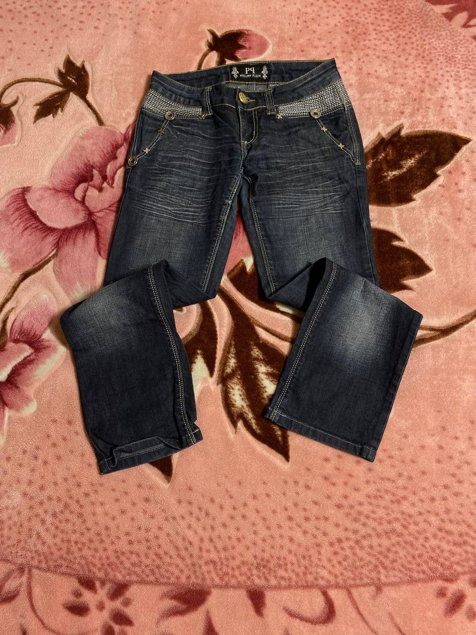Japanese Brand × Philipp Plein Vintage Philipp Plein Distressed Jeans Japanese Style Size US 27 - 8 Thumbnail