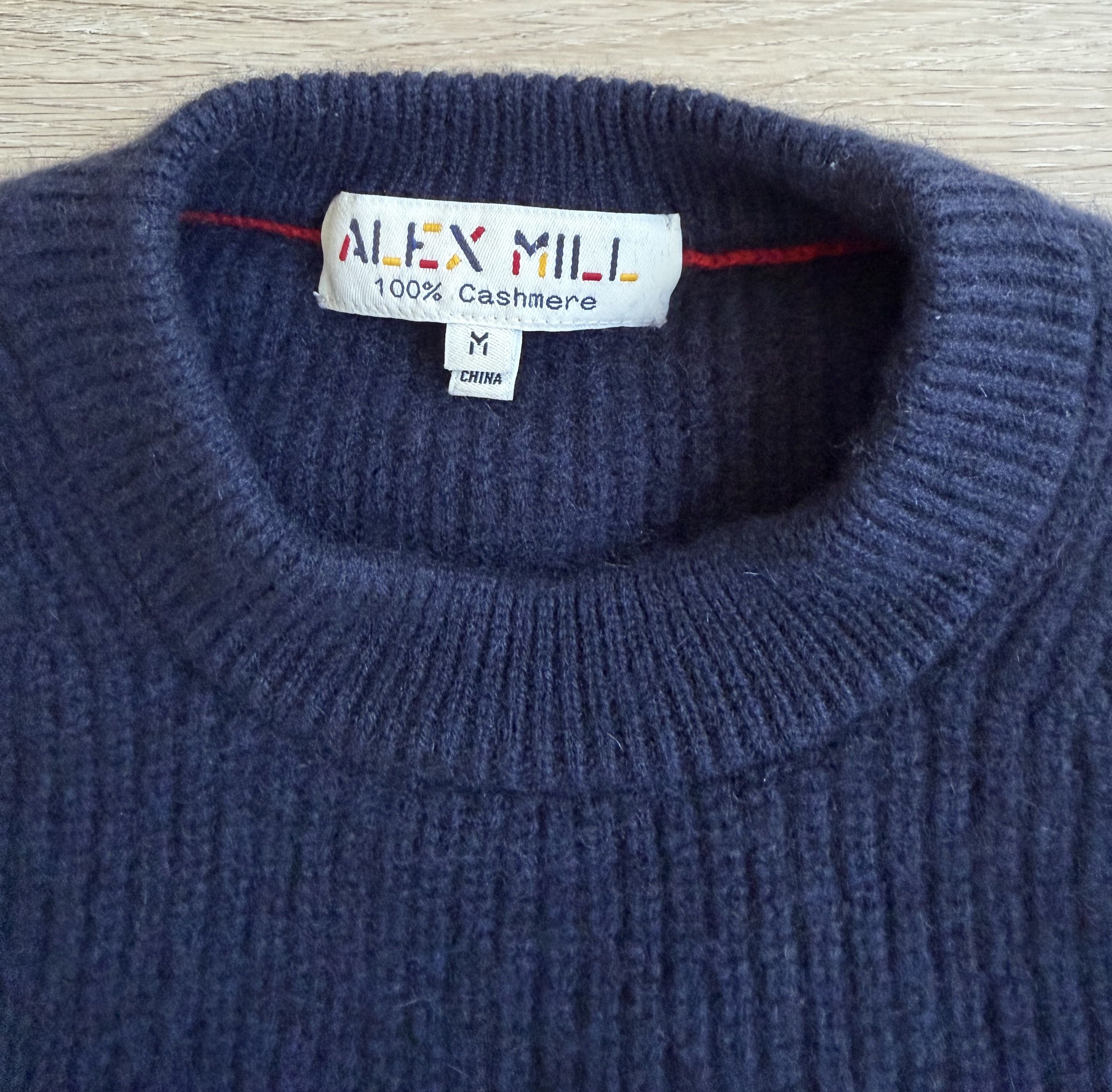 Alex Mill Alex Mill 100% Cashmere Navy Blue Sweater - Medium Size US M / EU 48-50 / 2 - 3 Thumbnail