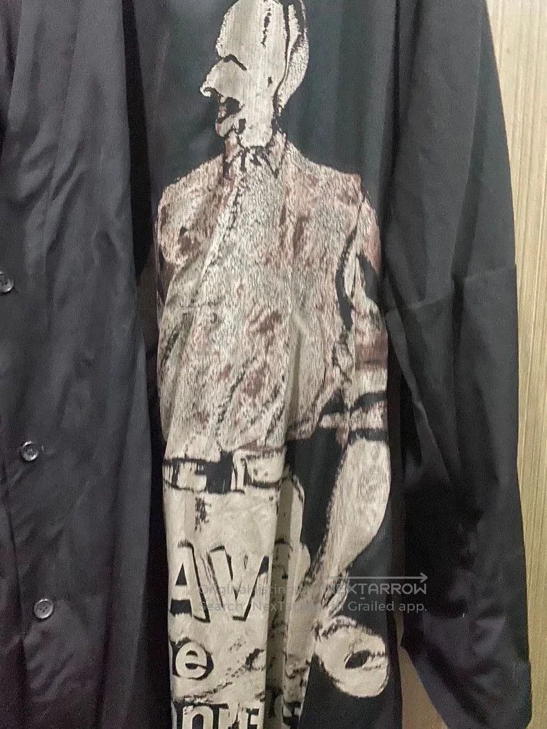Yohji Yamamoto Yohji Yamamoto Asymmetric Wool Robe Coat. Size US XXS / EU 40 - 5 Thumbnail