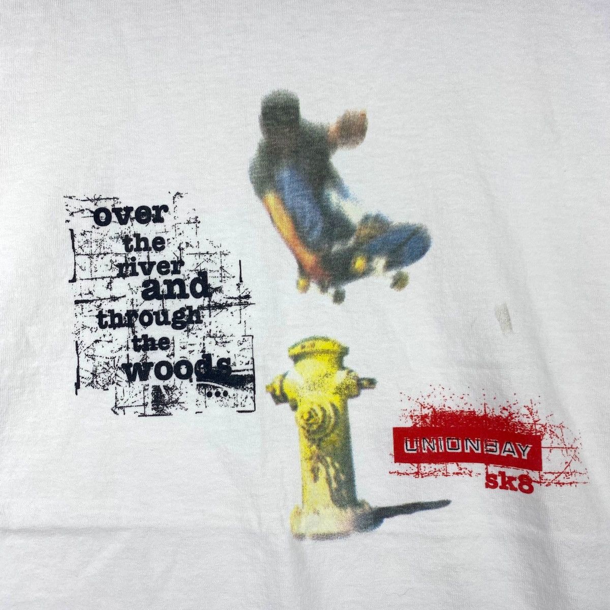 UNIONBAY × Vintage Vintage 90’ UNIONBAY SKATEBOARD SK8 New York Tee Shirt Top Size US M / EU 48-50 / 2 - 3 Thumbnail