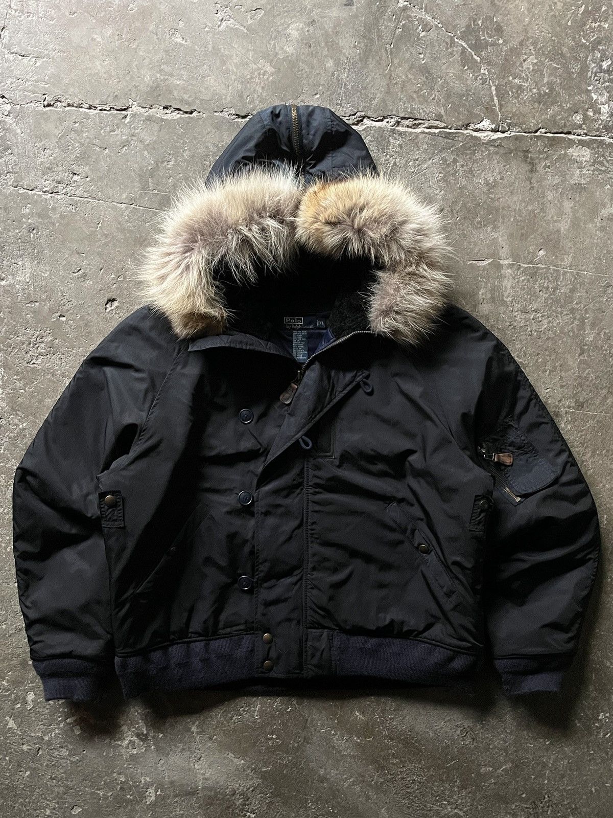 Polo Ralph Lauren Vintage polo ralph lauren N-2B bomber jacket Size US XL / EU 56 / 4 - 1 Thumbnail