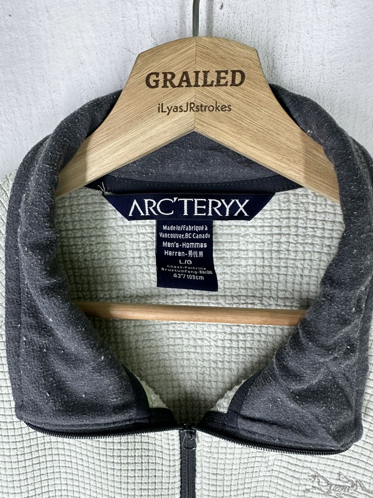 Arc'teryx × Polartec Arc’Teryx Polartec Half Zipper Light Grey Size US L / EU 52-54 / 3 - 15 Thumbnail