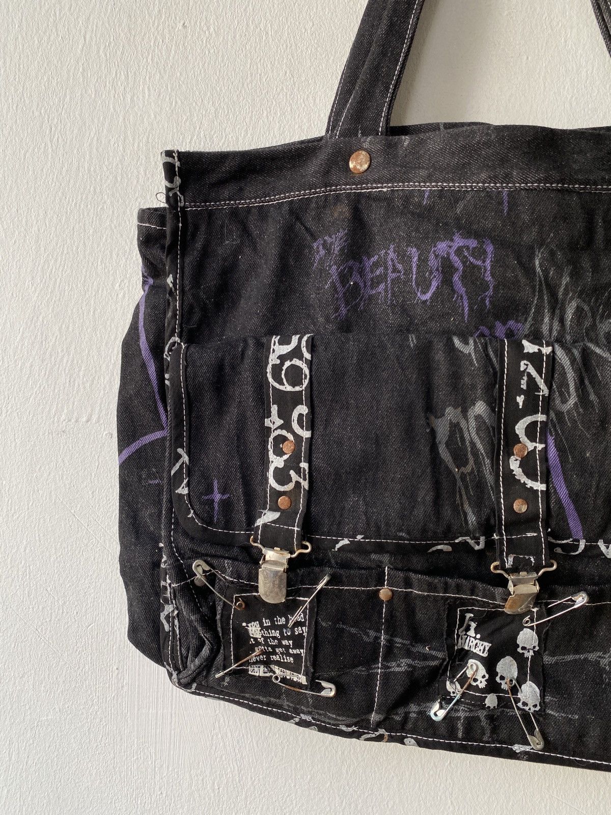 H Anarchyism For Plus H Naoto Cyberpunk/Goth Tote Bag