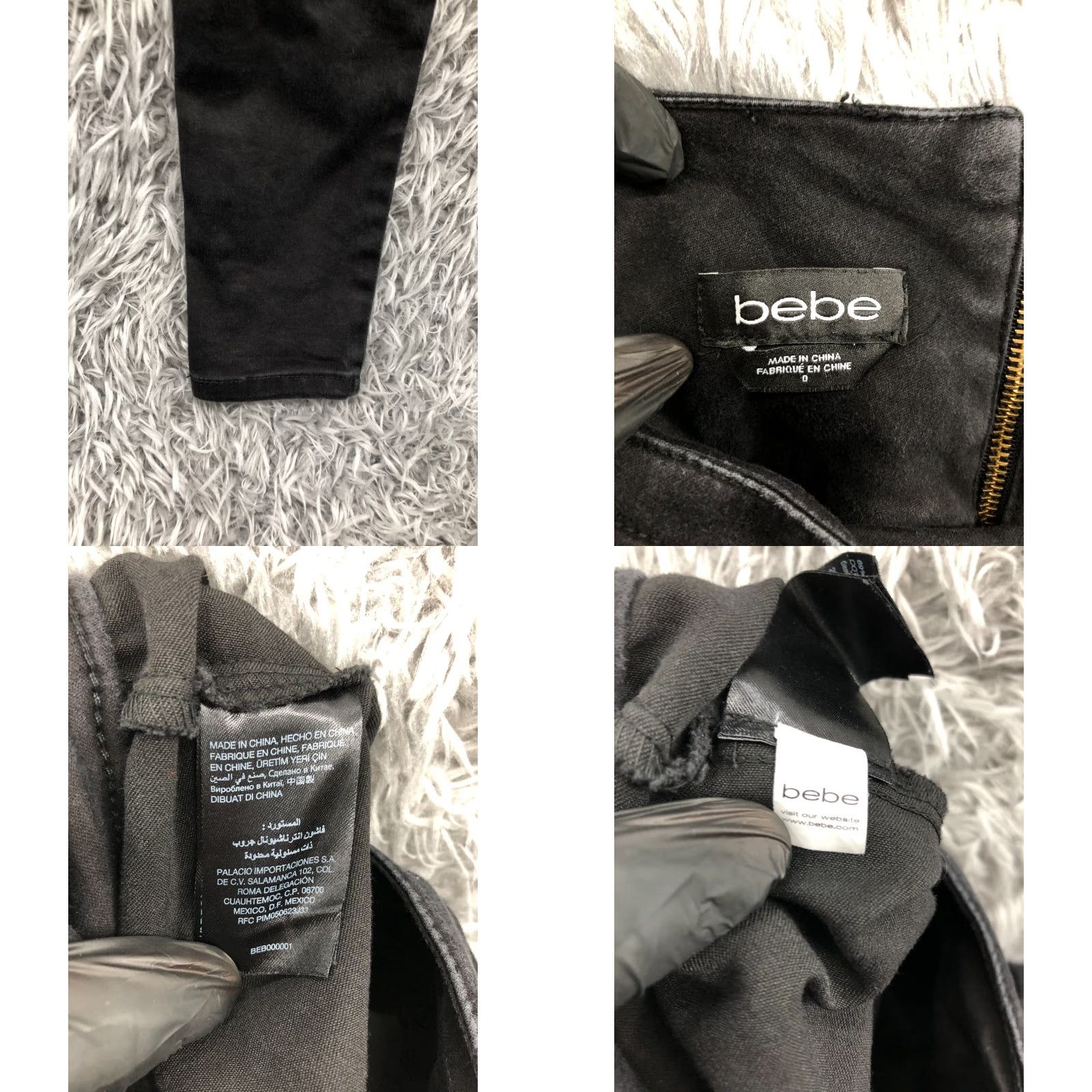 Bebe bebe Pants Womens Black Pull On Skinny Ankle Size 0 Size 25" / US 0 / IT 36 - 8 Thumbnail